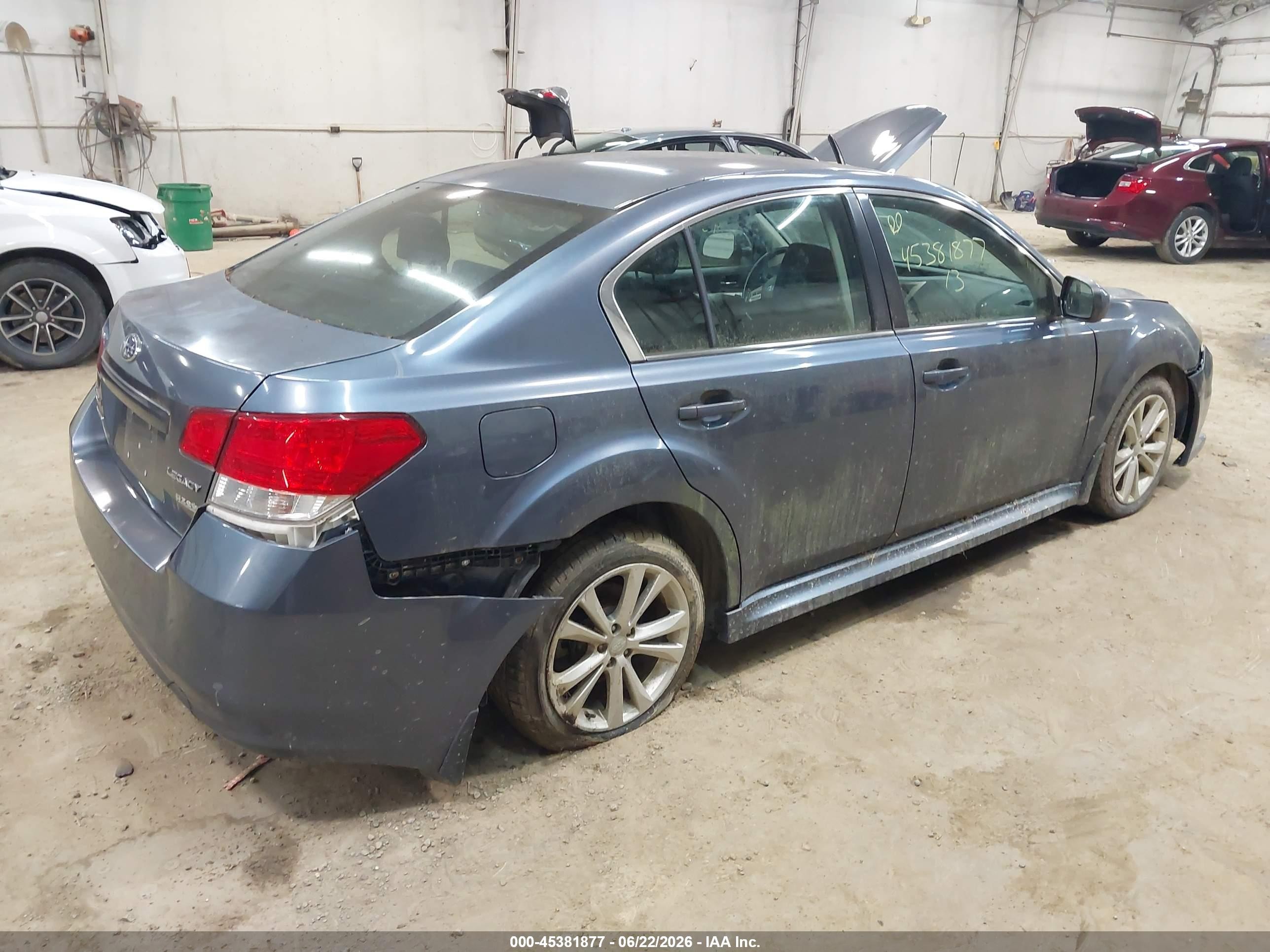 2013 Subaru Legacy 2.5i Premium Blue vin: 4S3BMBC6XD3004943