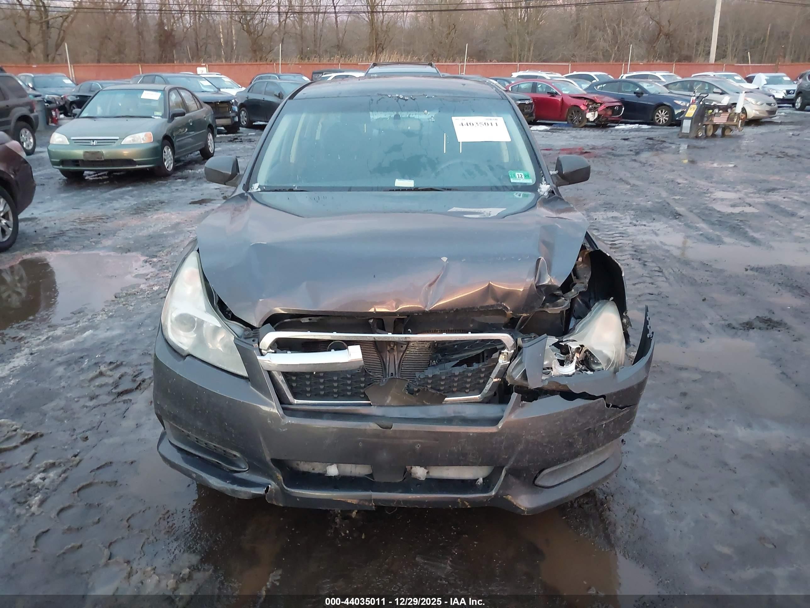 2013 Subaru Legacy 2.5i Premium Серый vin: 4S3BMBC6XD3021449