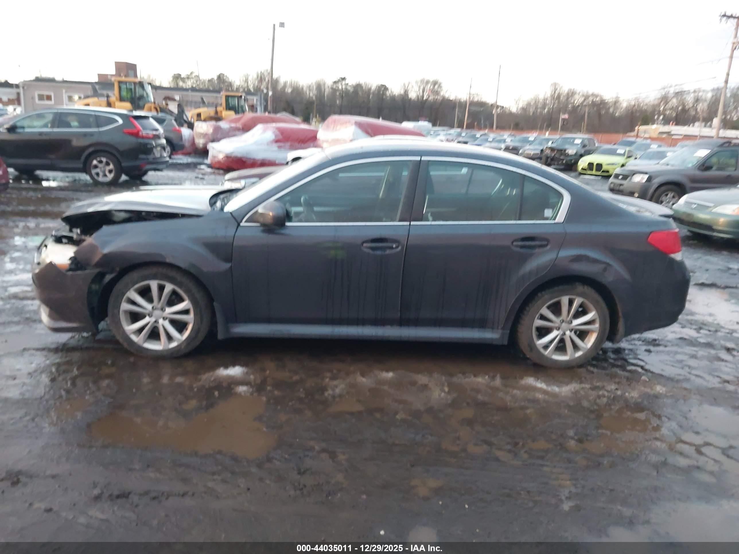 2013 Subaru Legacy 2.5i Premium Серый vin: 4S3BMBC6XD3021449