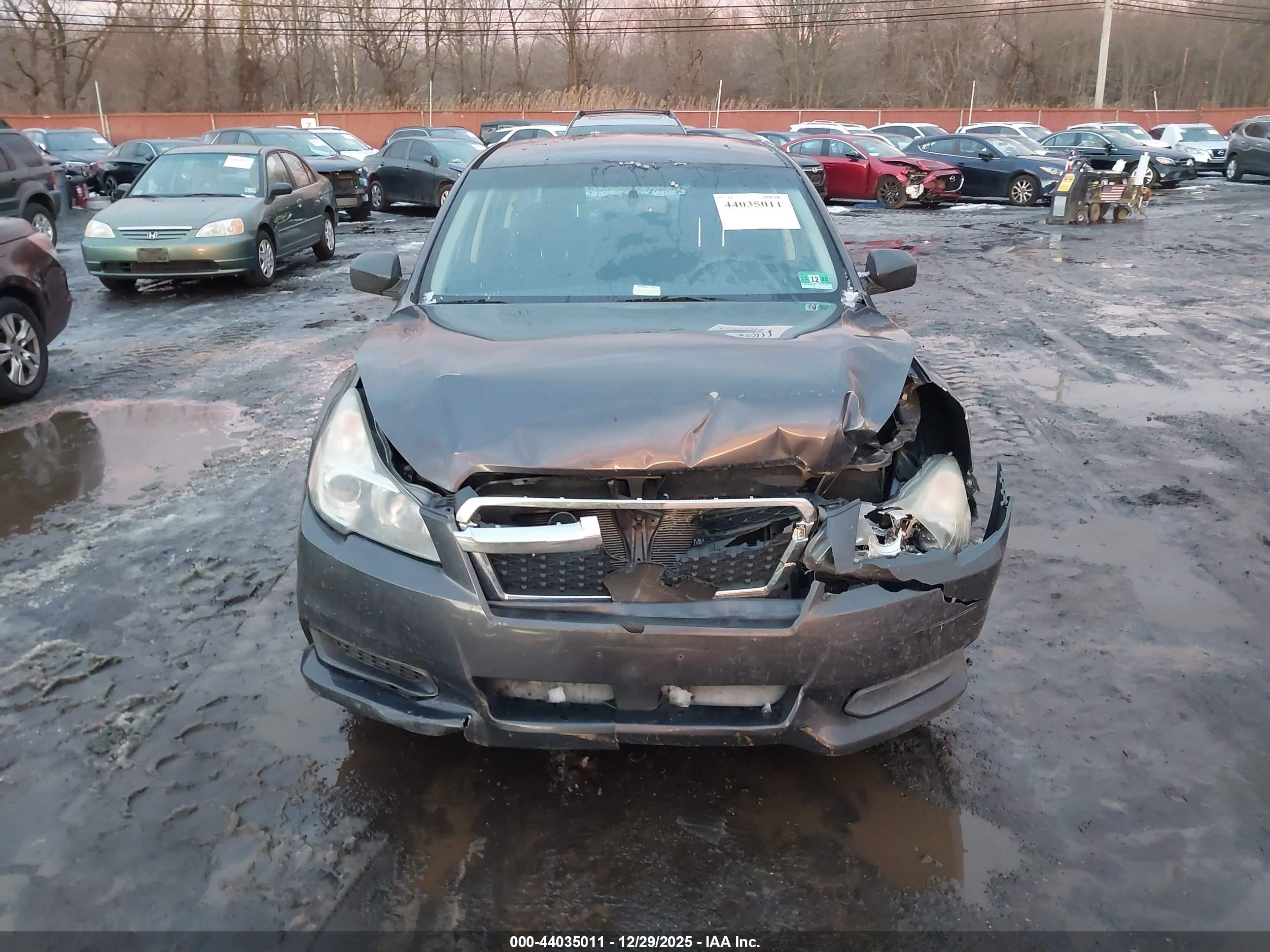 2013 Subaru Legacy 2.5i Premium Серый vin: 4S3BMBC6XD3021449