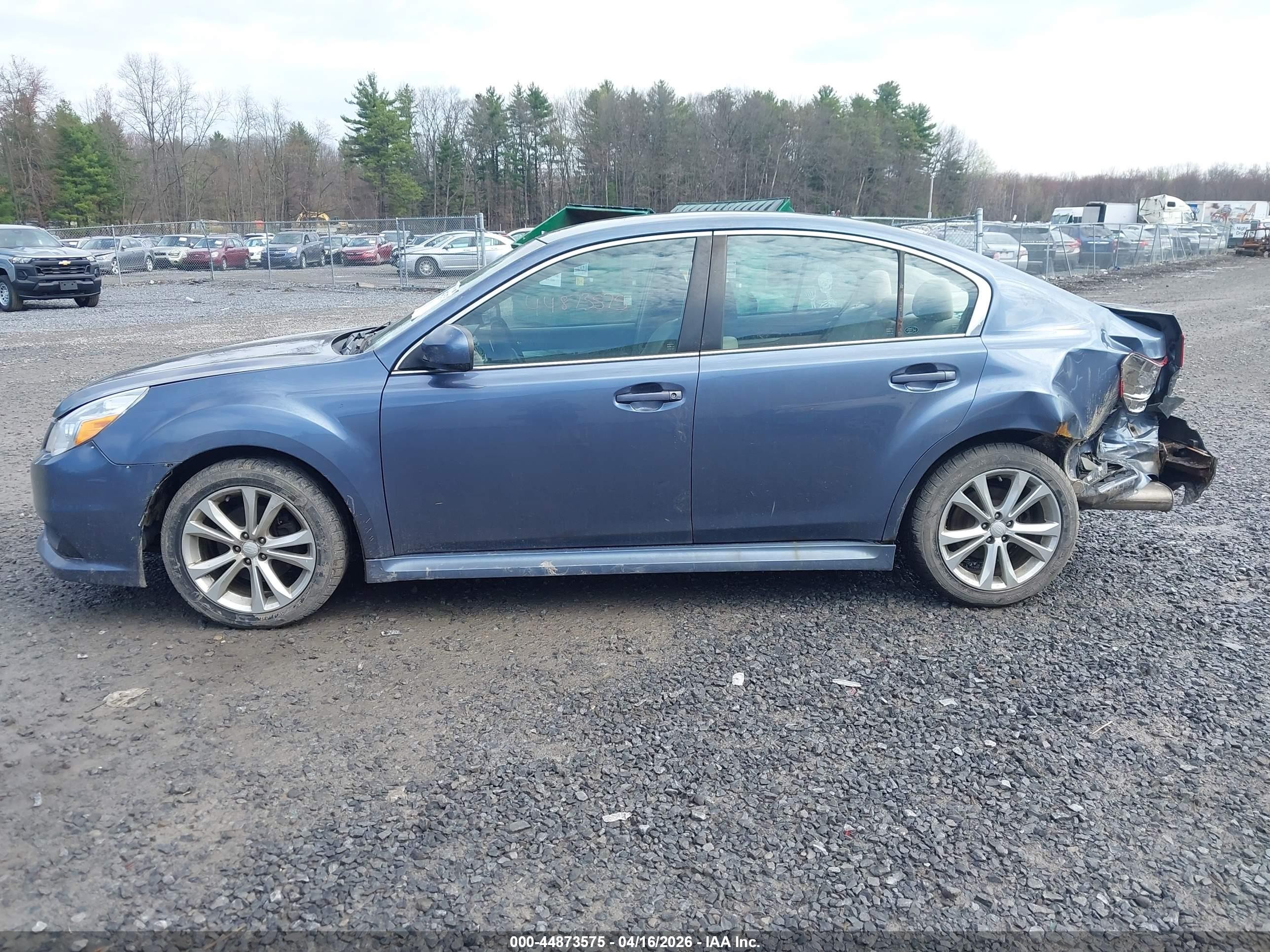 2013 Subaru Legacy 2.5i Premium Blue vin: 4S3BMBC6XD3026408