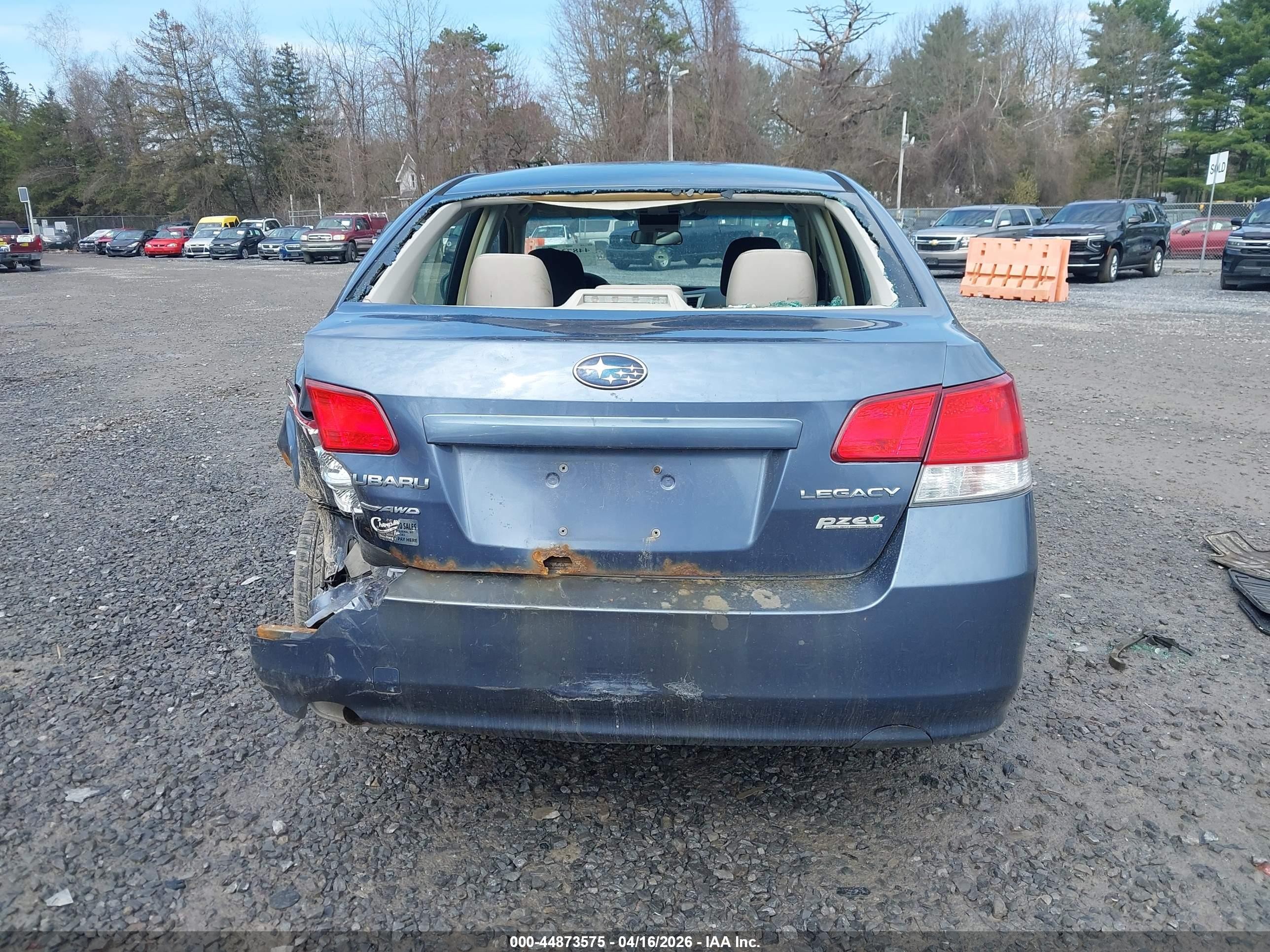 2013 Subaru Legacy 2.5i Premium Blue vin: 4S3BMBC6XD3026408