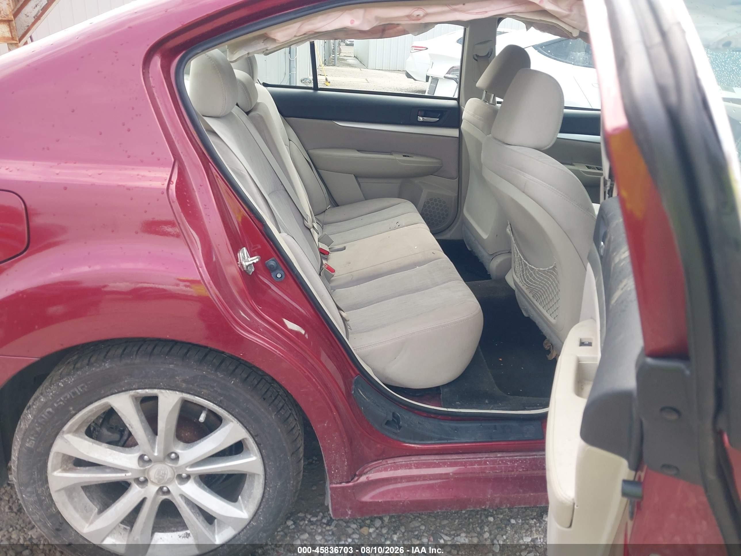 2013 Subaru Legacy 2.5i Premium Maroon vin: 4S3BMBC6XD3027283