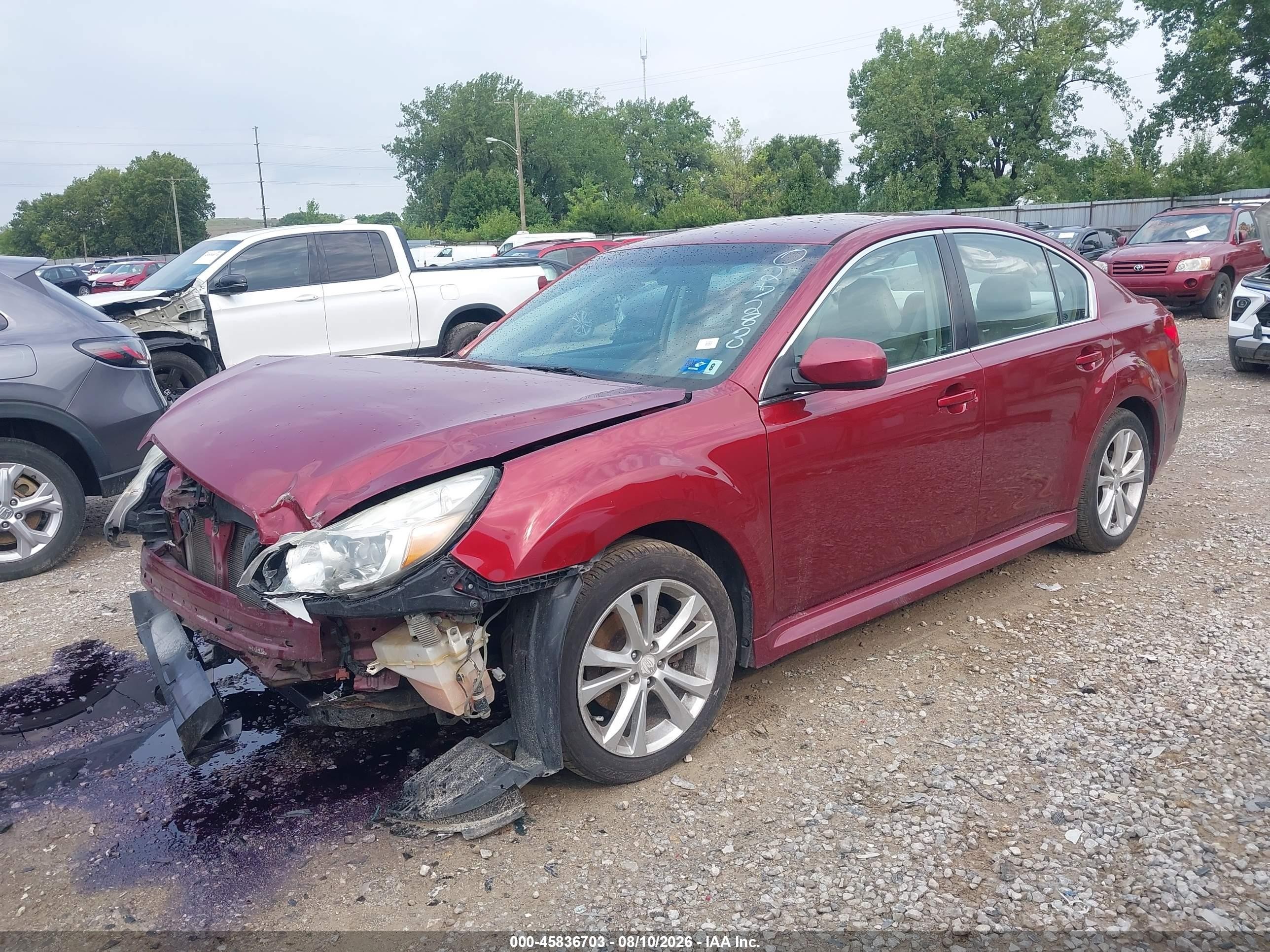 2013 Subaru Legacy 2.5i Premium Maroon vin: 4S3BMBC6XD3027283