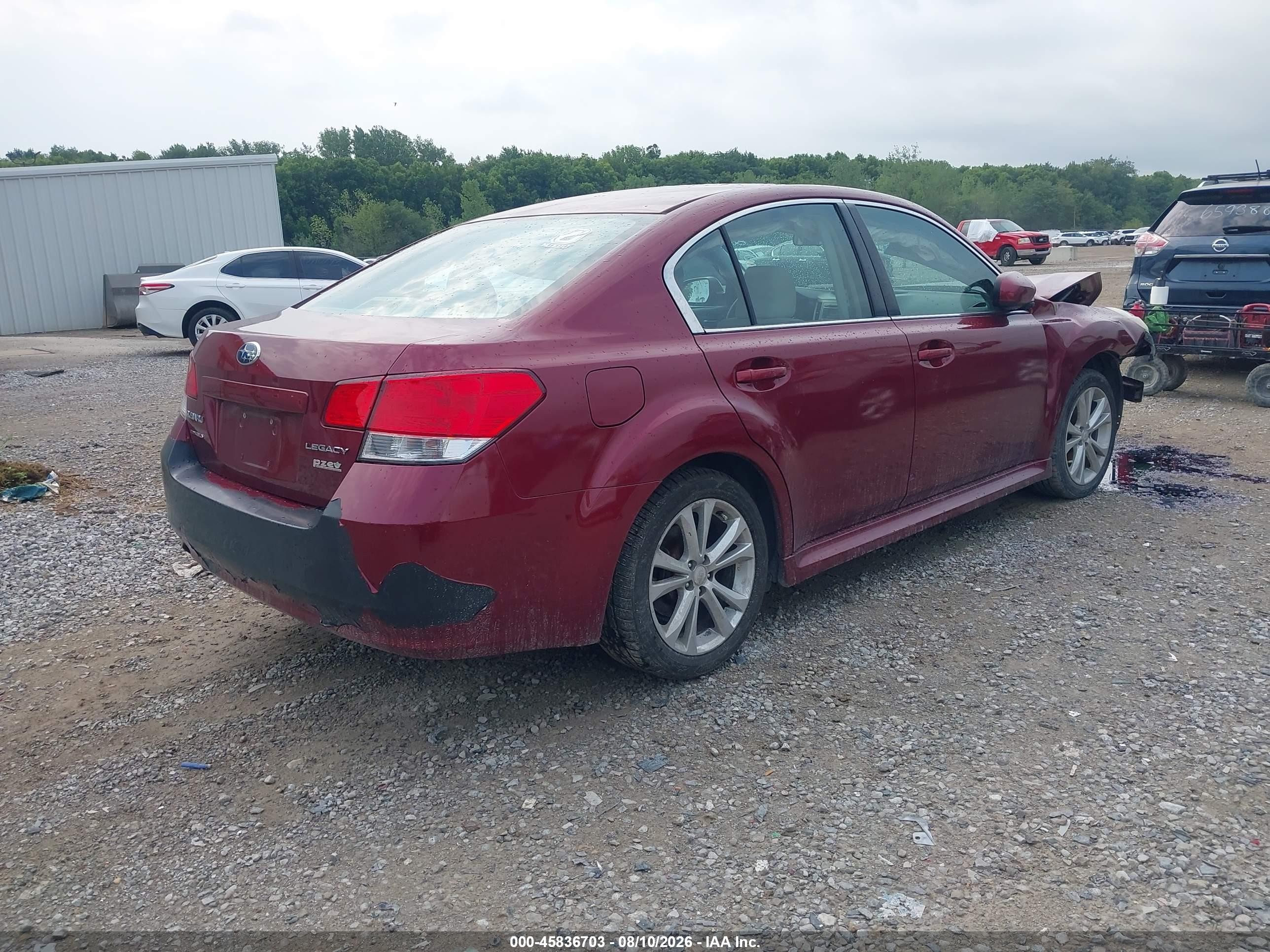 2013 Subaru Legacy 2.5i Premium Maroon vin: 4S3BMBC6XD3027283