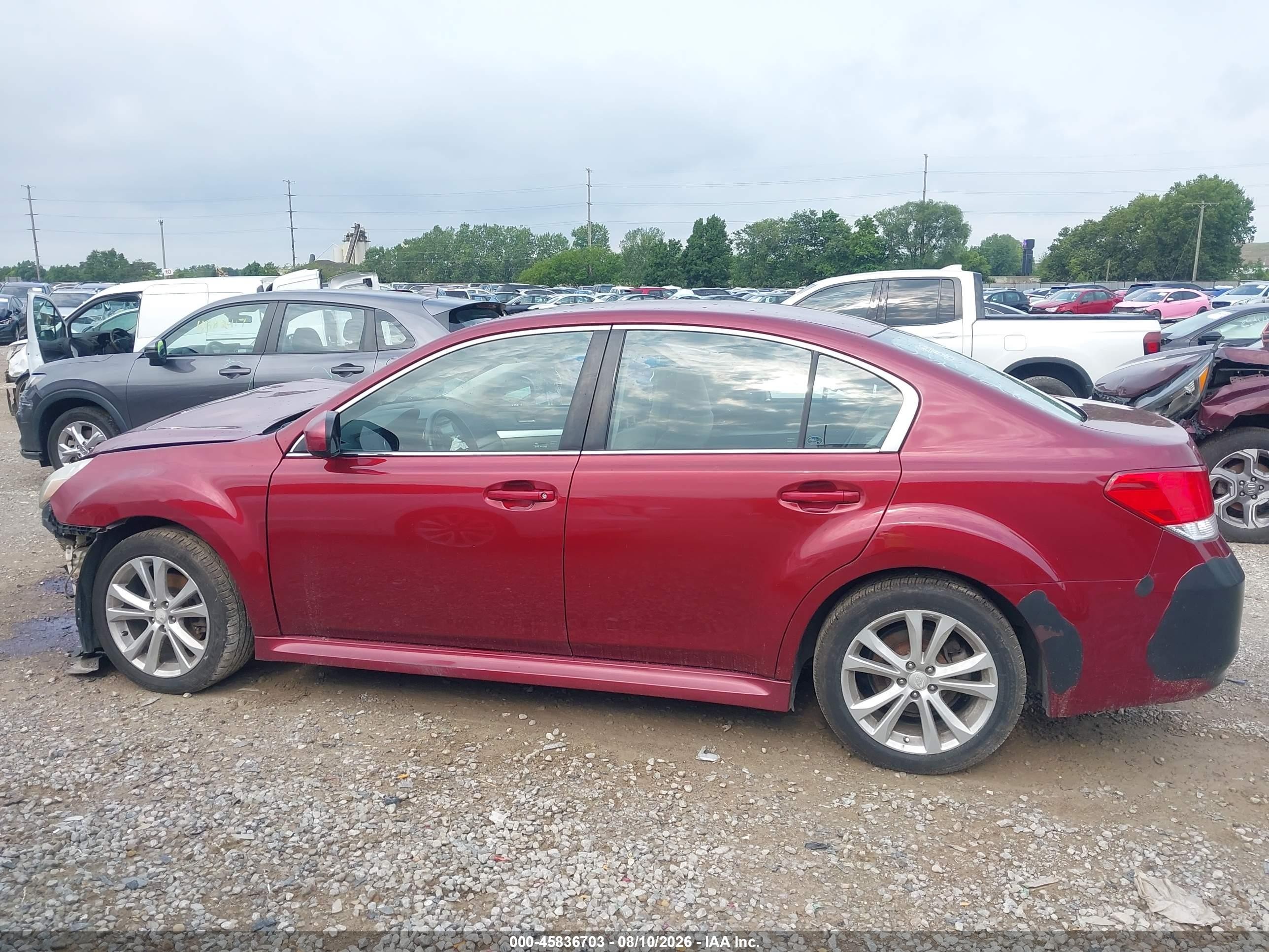 2013 Subaru Legacy 2.5i Premium Maroon vin: 4S3BMBC6XD3027283