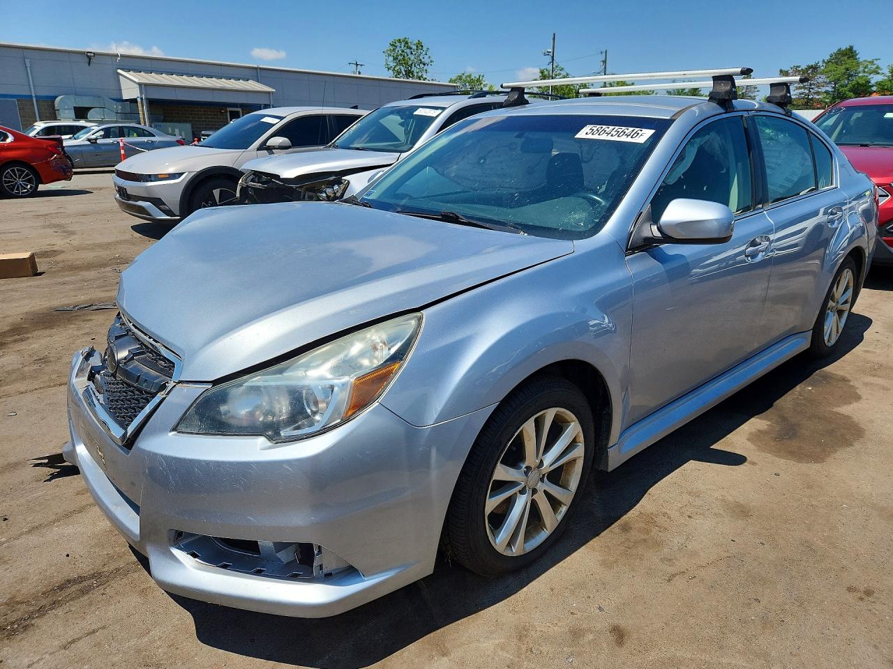 2014 Subaru Legacy 2.5i Premium Silver vin: 4S3BMBC6XE3002174