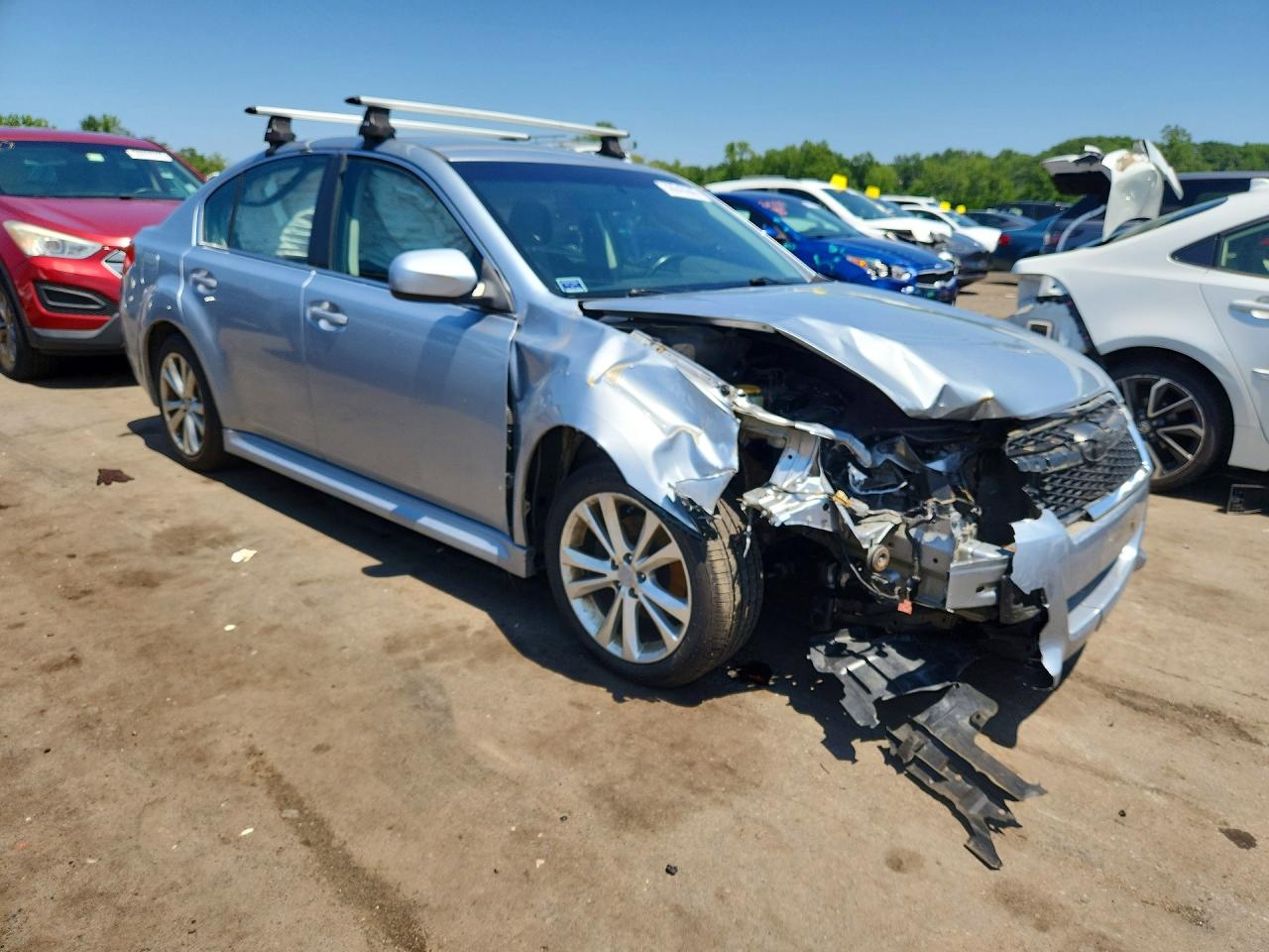 2014 Subaru Legacy 2.5i Premium Silver vin: 4S3BMBC6XE3002174