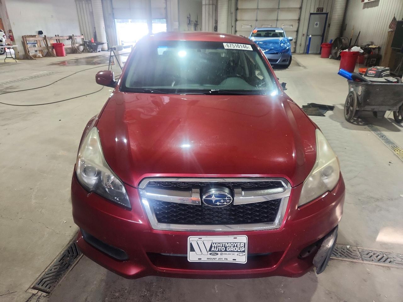 2014 Subaru Legacy 2.5i Premium Красный vin: 4S3BMBC6XE3005401