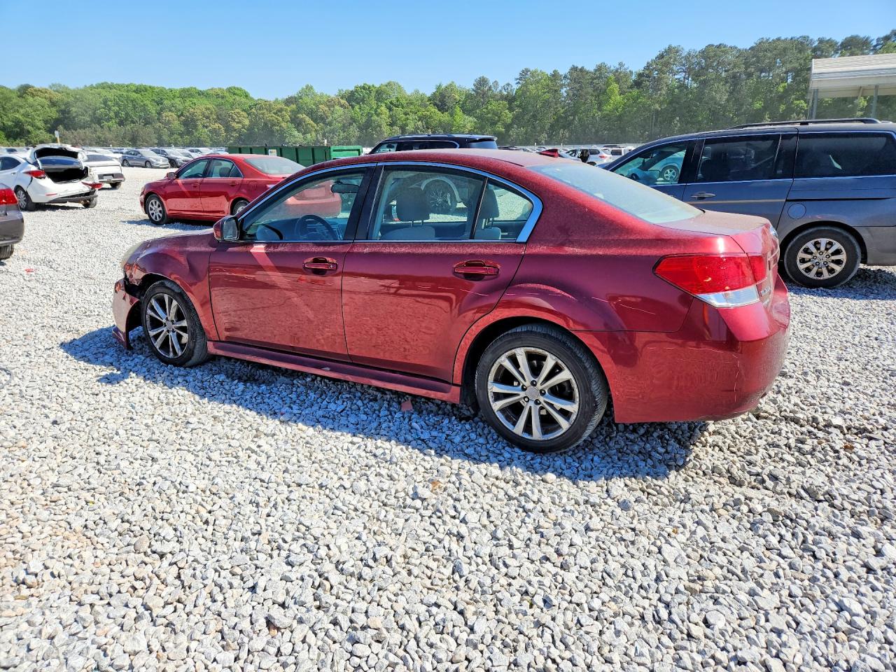 2014 Subaru Legacy 2.5i Premium Бордовый vin: 4S3BMBC6XE3024773