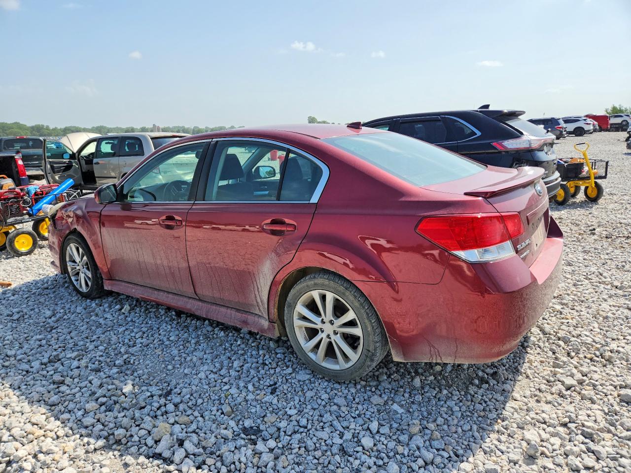 2014 Subaru Legacy 2.5i Premium Красный vin: 4S3BMBD60E3004188