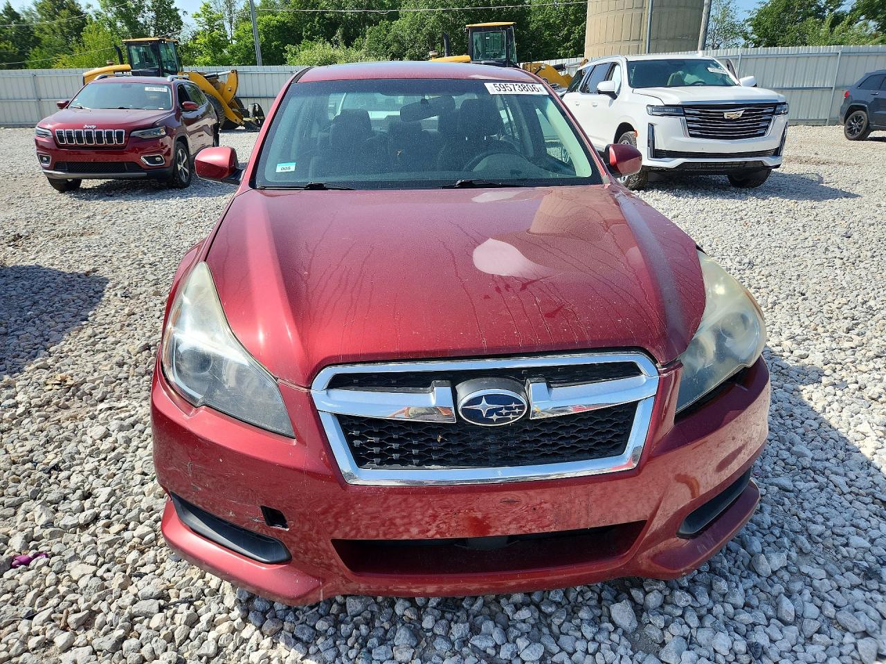 2014 Subaru Legacy 2.5i Premium Красный vin: 4S3BMBD60E3004188