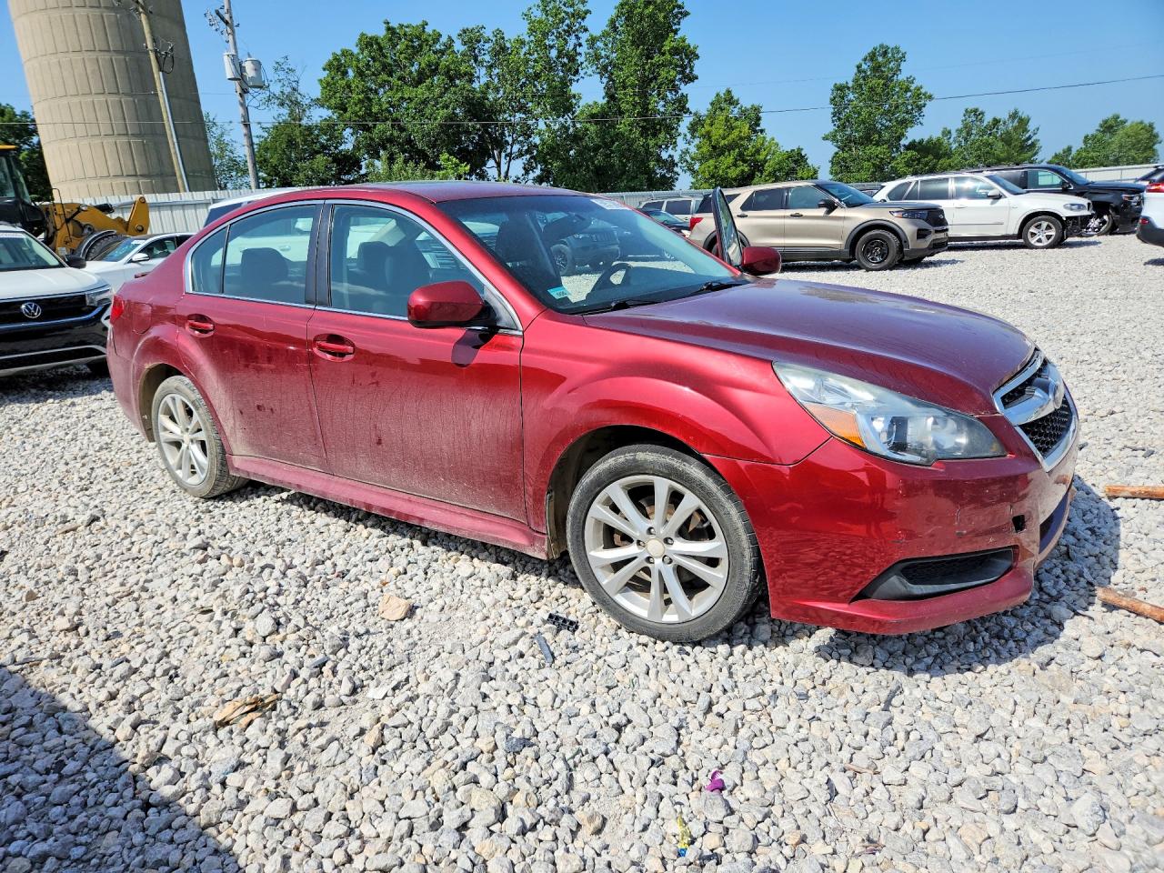 2014 Subaru Legacy 2.5i Premium Красный vin: 4S3BMBD60E3004188