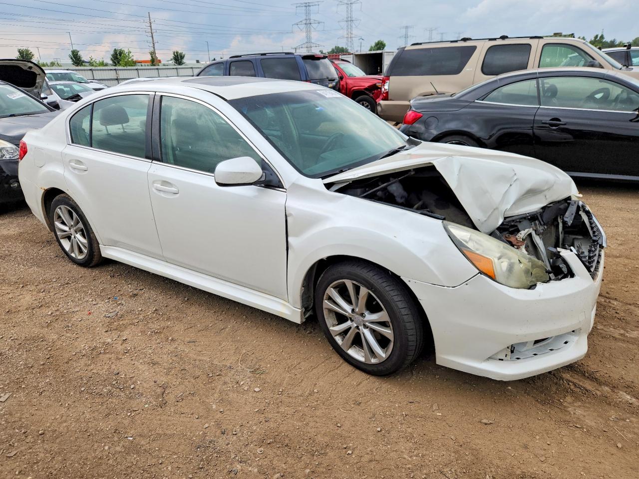 2014 Subaru Legacy 2.5i Premium Белый vin: 4S3BMBD60E3015594