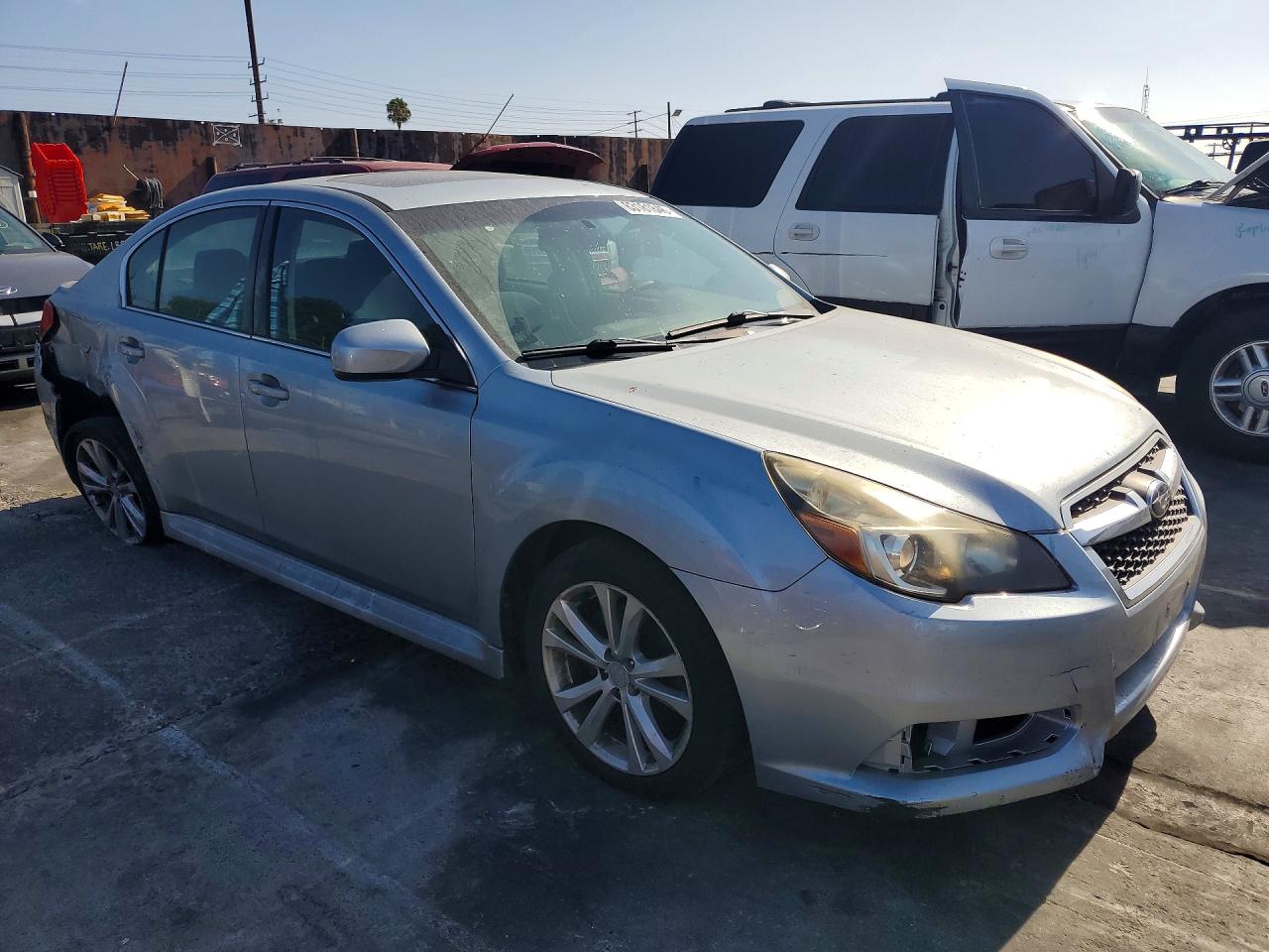 2014 Subaru Legacy Silver vin: 4S3BMBD61E3003535