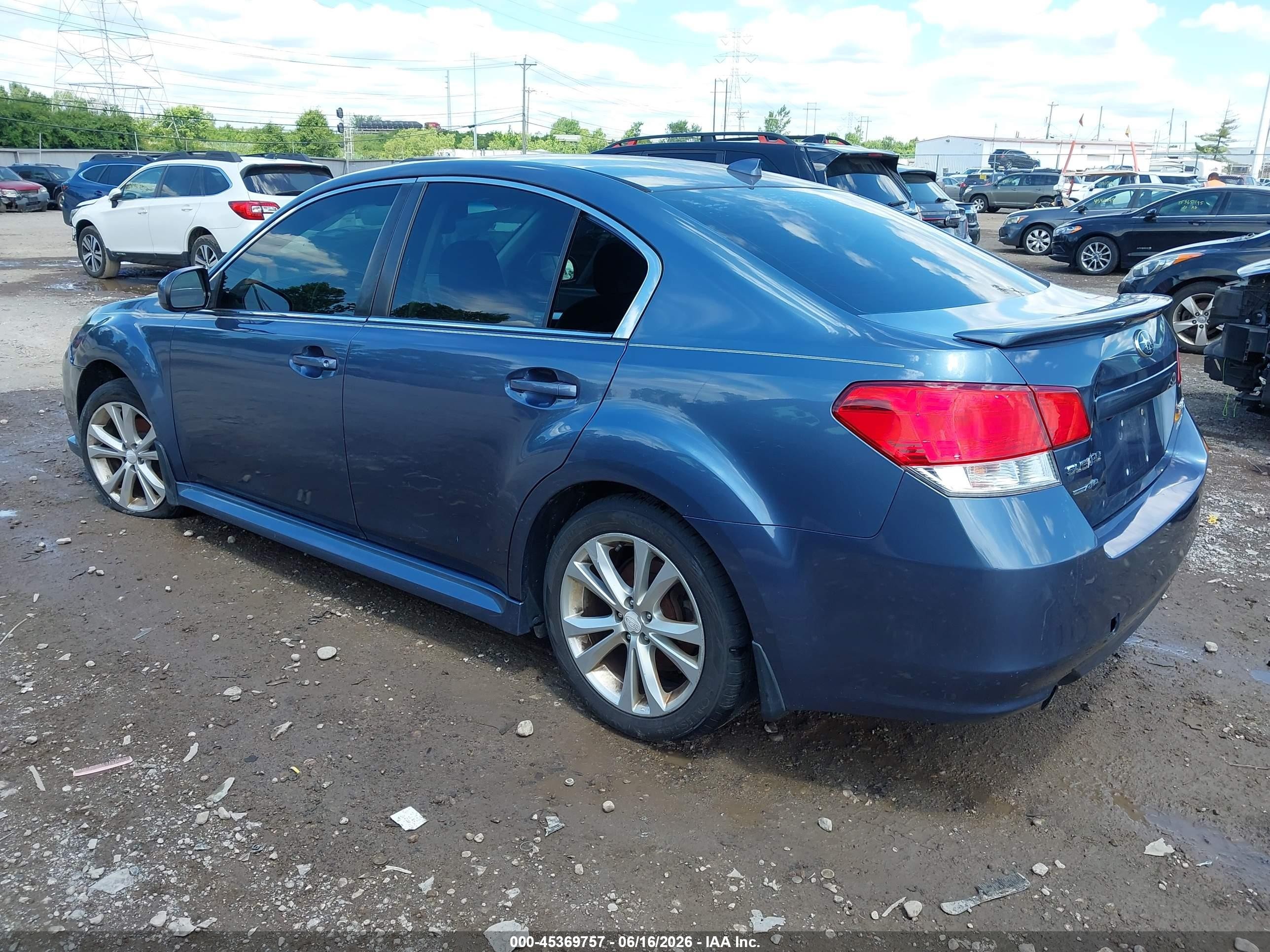 2014 Subaru Legacy 2.5i Premium Blue vin: 4S3BMBD62E3014088