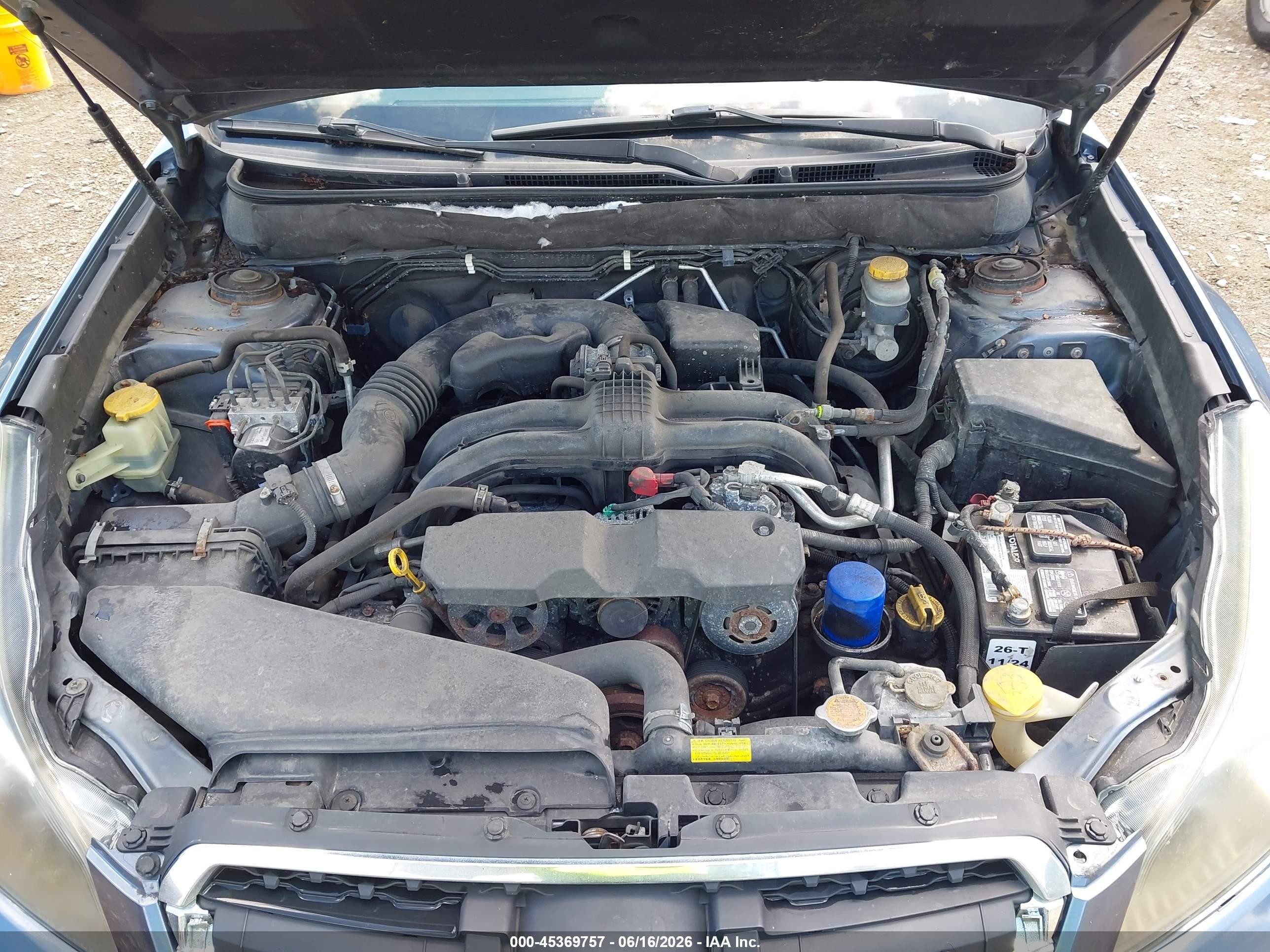 2014 Subaru Legacy 2.5i Premium Blue vin: 4S3BMBD62E3014088