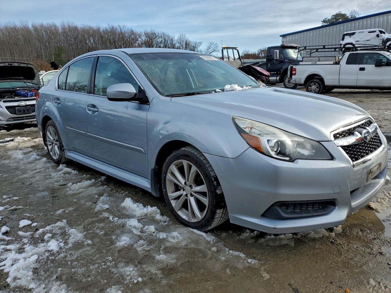 2014 Subaru Legacy 2.5i Premium Silver vin: 4S3BMBD64E3019373