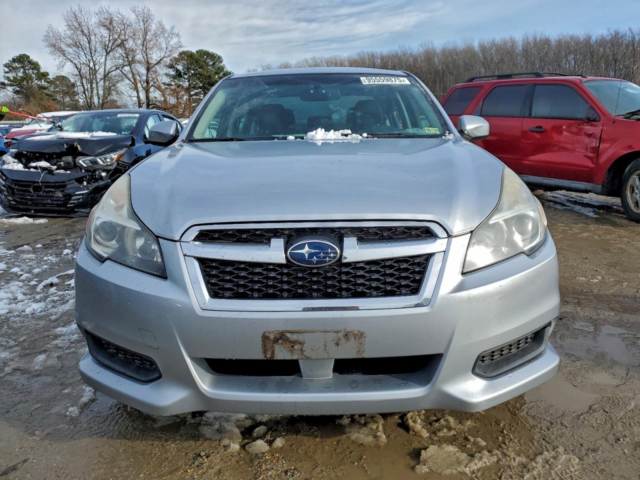 2014 Subaru Legacy 2.5i Premium Silver vin: 4S3BMBD64E3019373