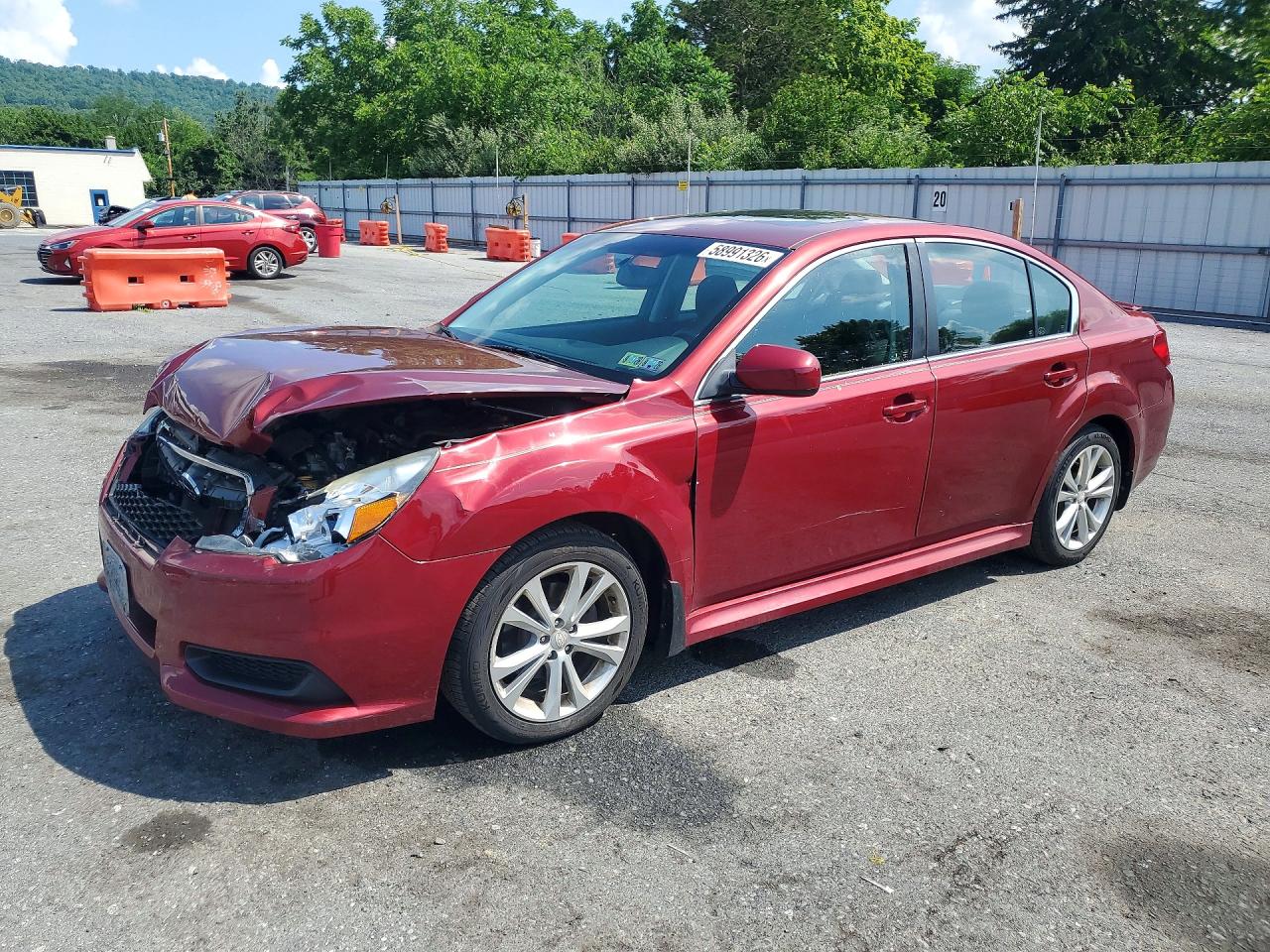 2014 Subaru Legacy 2.5i Premium Maroon vin: 4S3BMBD66E3005071