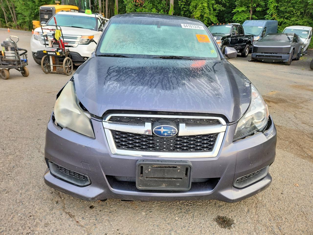 2014 Subaru Legacy 2.5i Premium Gray vin: 4S3BMBD66E3013171