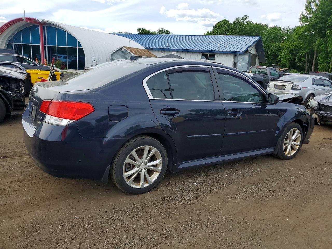 2014 Subaru Legacy 2.5i Premium Blue vin: 4S3BMBD67E3019514