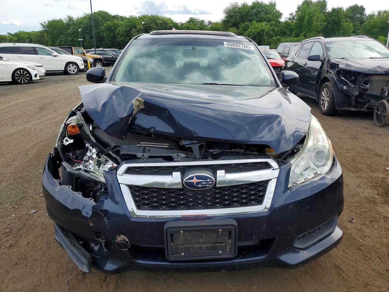 2014 Subaru Legacy 2.5i Premium Blue vin: 4S3BMBD67E3019514