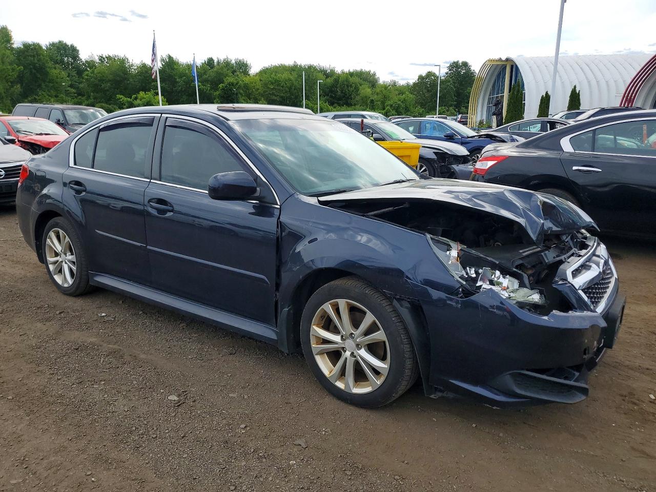 2014 Subaru Legacy 2.5i Premium Blue vin: 4S3BMBD67E3019514