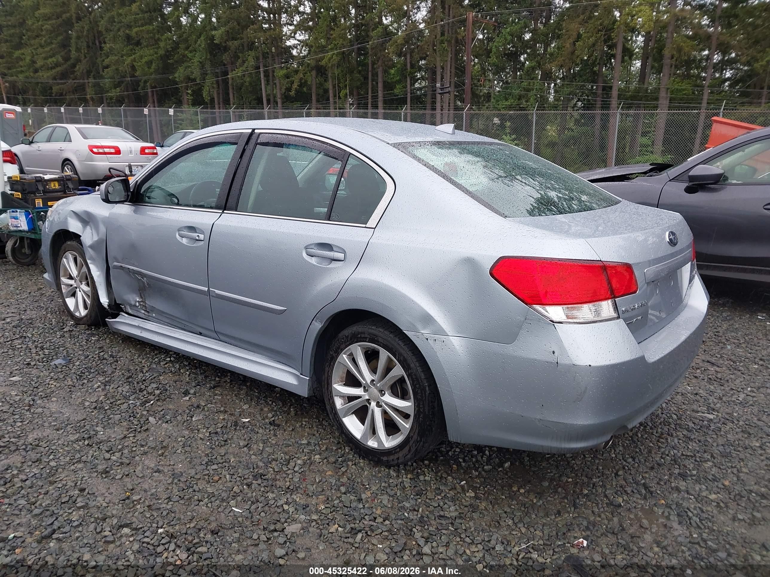 2014 Subaru Legacy 2.5i Premium Light Blue vin: 4S3BMBD69E3019806