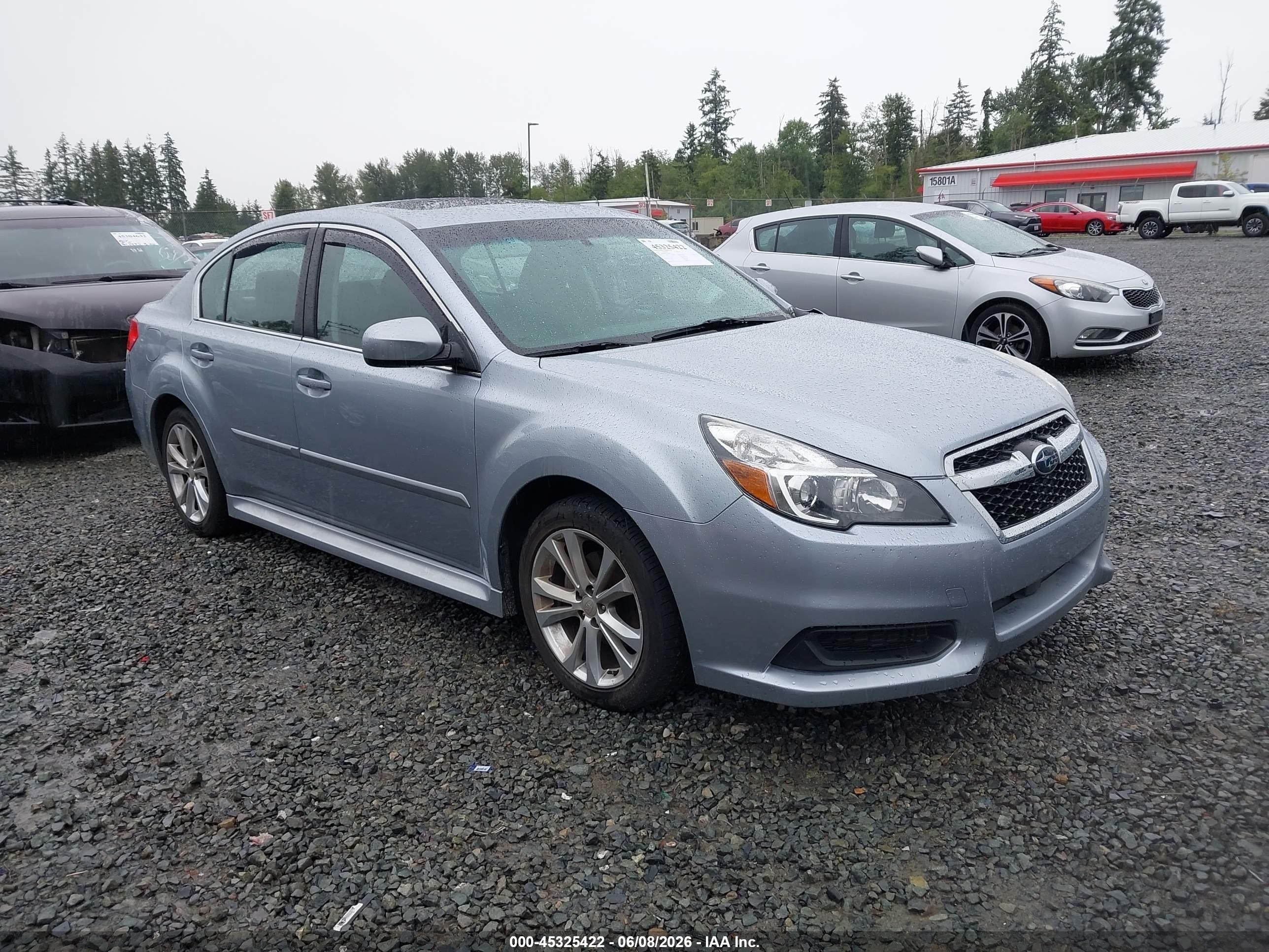 2014 Subaru Legacy 2.5i Premium Light Blue vin: 4S3BMBD69E3019806