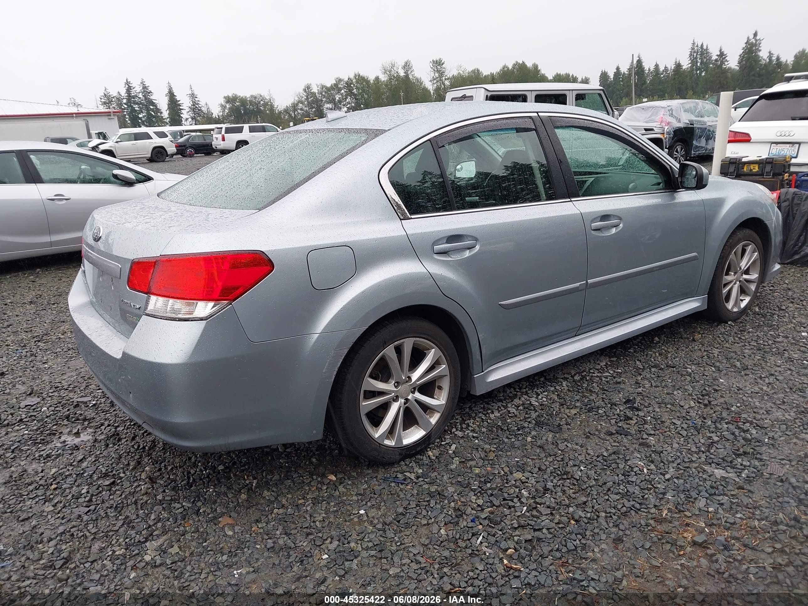 2014 Subaru Legacy 2.5i Premium Light Blue vin: 4S3BMBD69E3019806