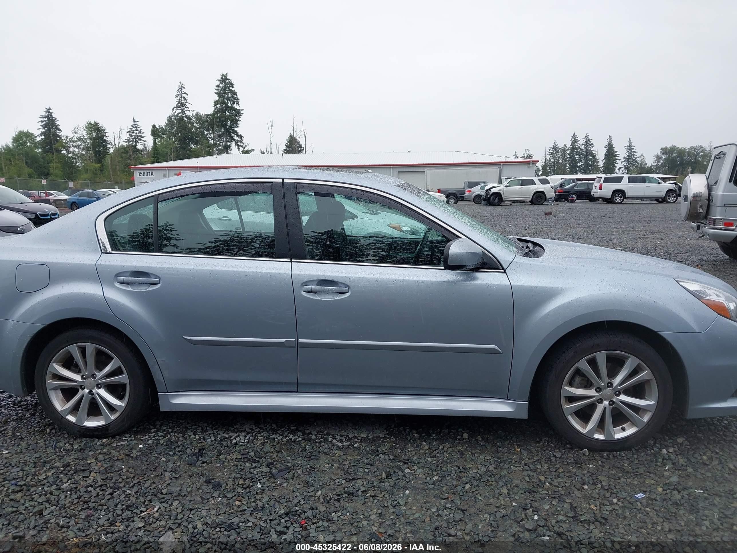 2014 Subaru Legacy 2.5i Premium Light Blue vin: 4S3BMBD69E3019806