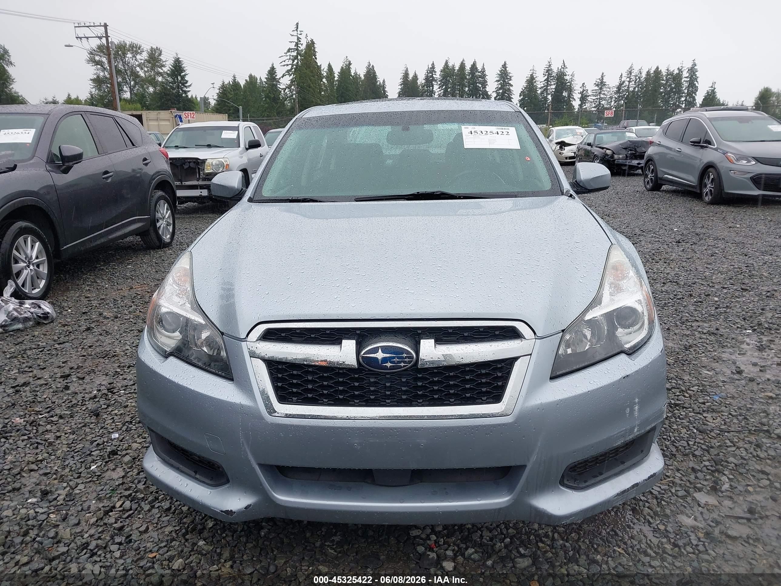 2014 Subaru Legacy 2.5i Premium Light Blue vin: 4S3BMBD69E3019806
