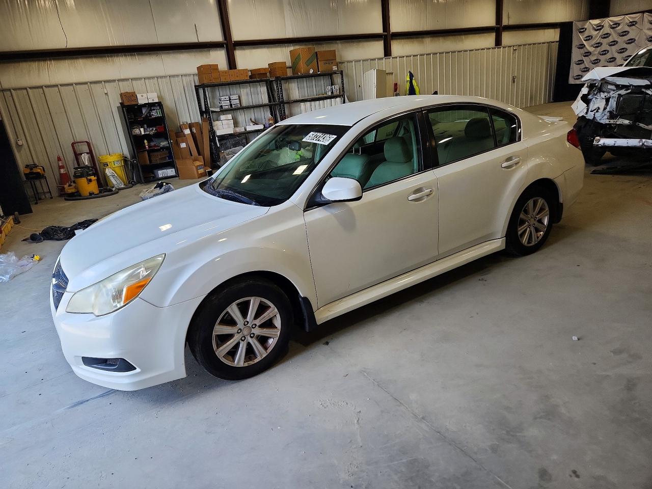2012 Subaru Legacy 2.5i Premium White vin: 4S3BMBF63C3031489