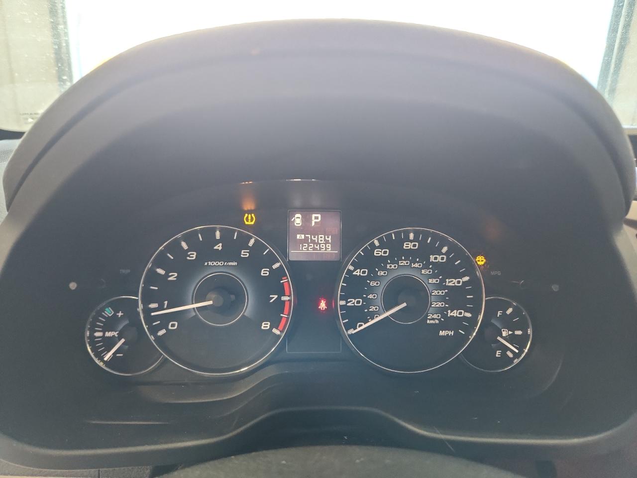 2012 Subaru Legacy 2.5i Premium White vin: 4S3BMBF63C3031489 Damage: Warning - Tire Pressure, On, Unacceptable