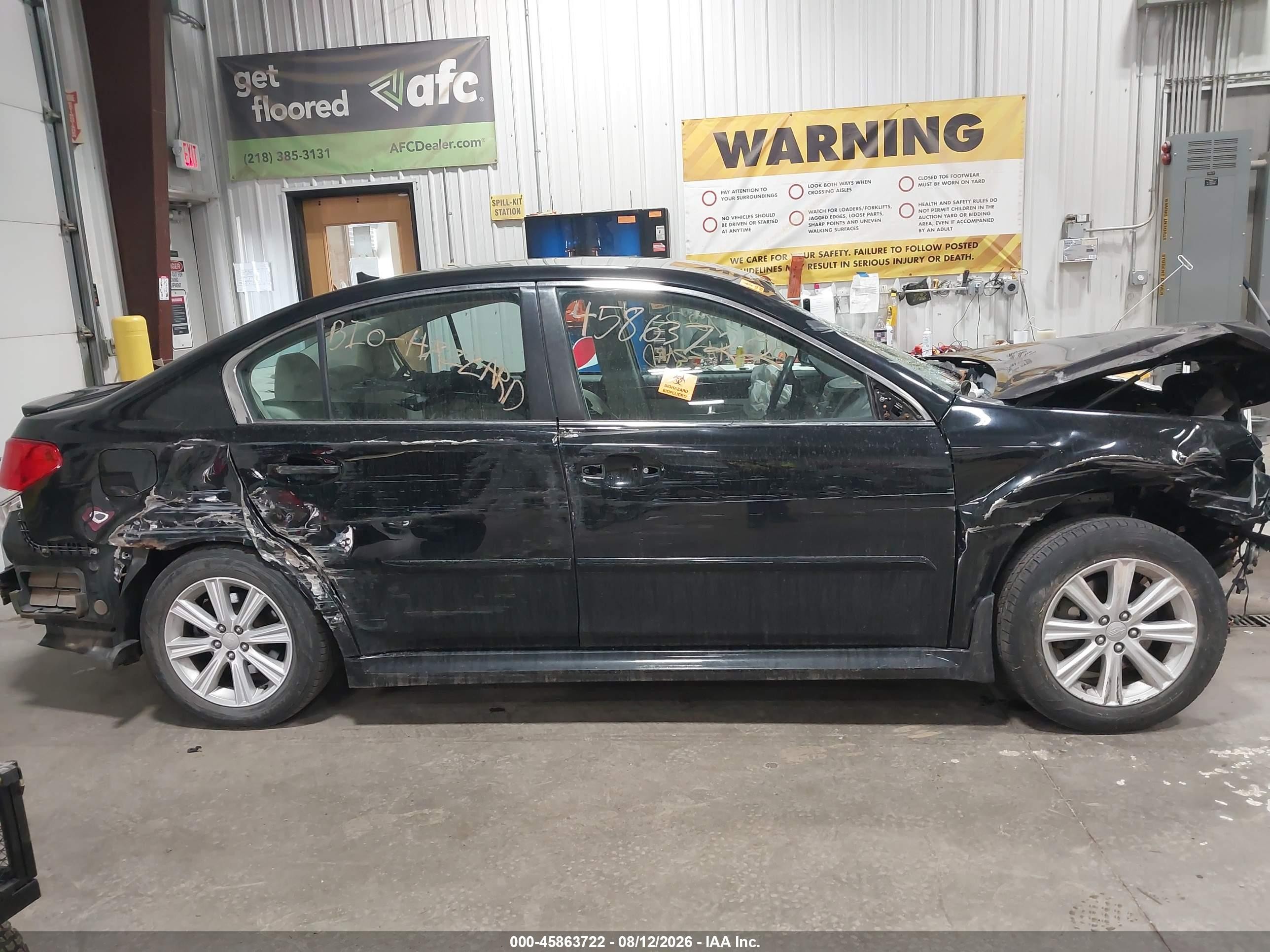 2012 Subaru Legacy 2.5i Premium Black vin: 4S3BMBF68C3030273