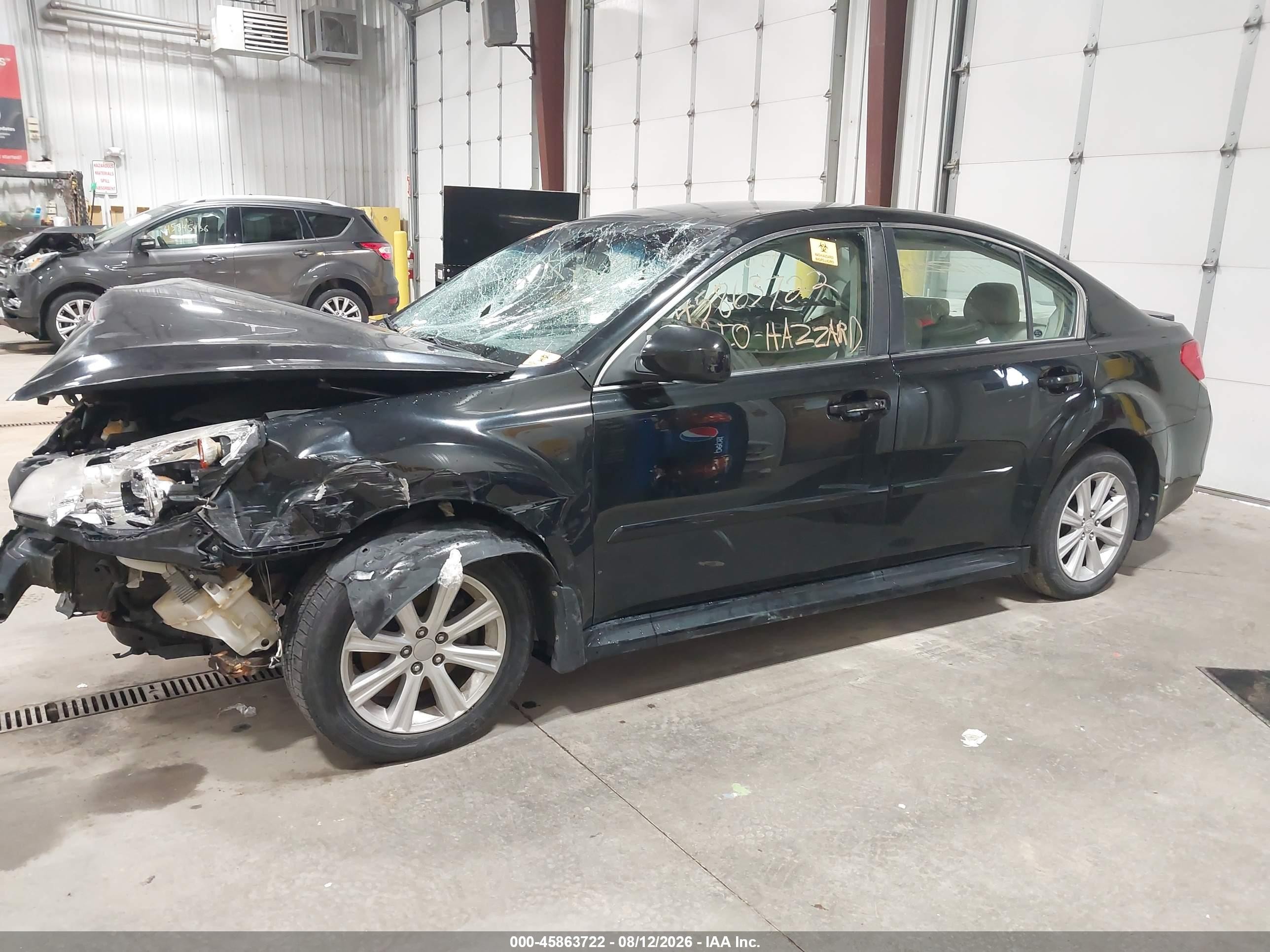 2012 Subaru Legacy 2.5i Premium Black vin: 4S3BMBF68C3030273