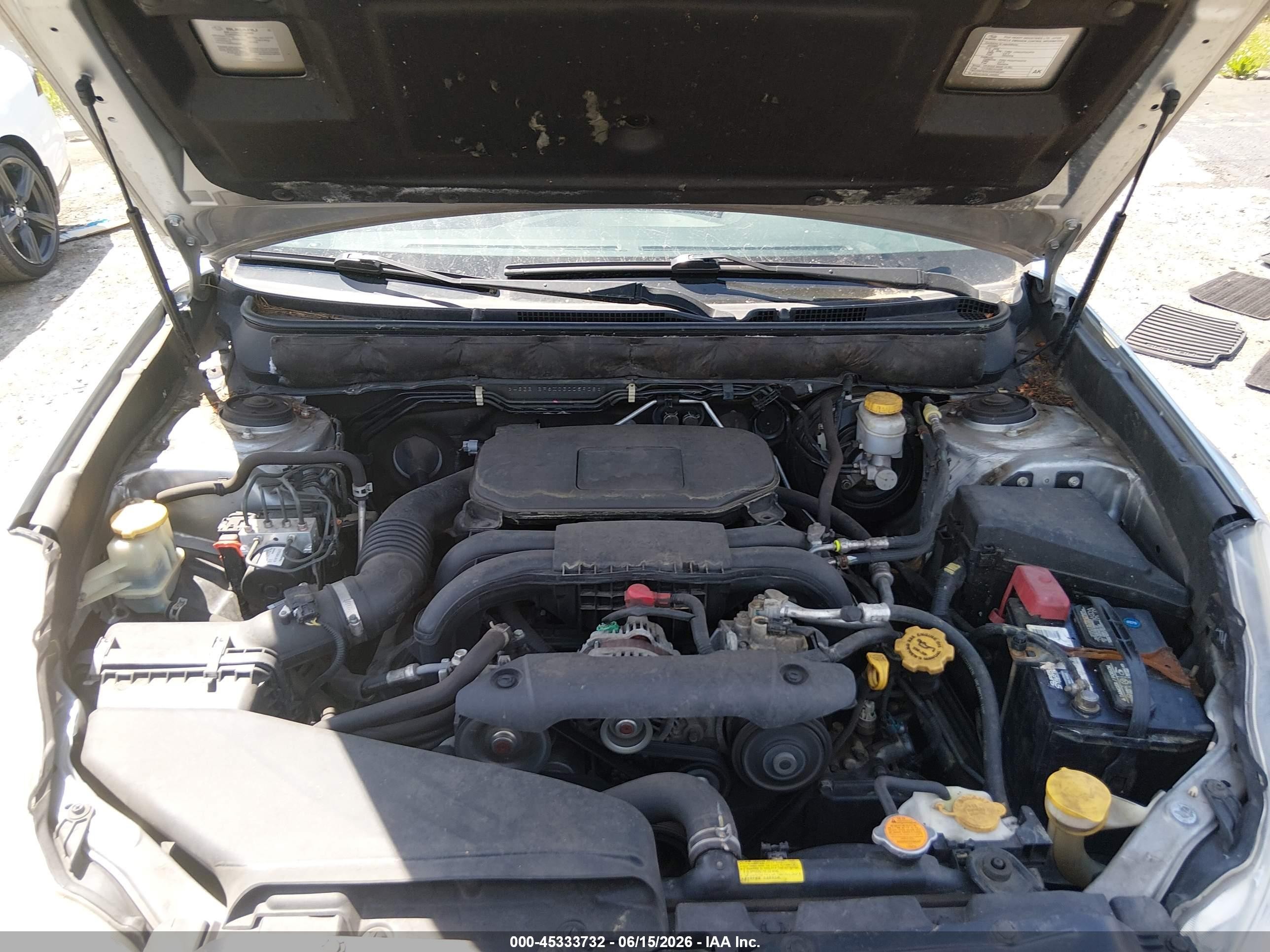 2012 Subaru Legacy 2.5i Premium Серебряный vin: 4S3BMBF6XC3005908