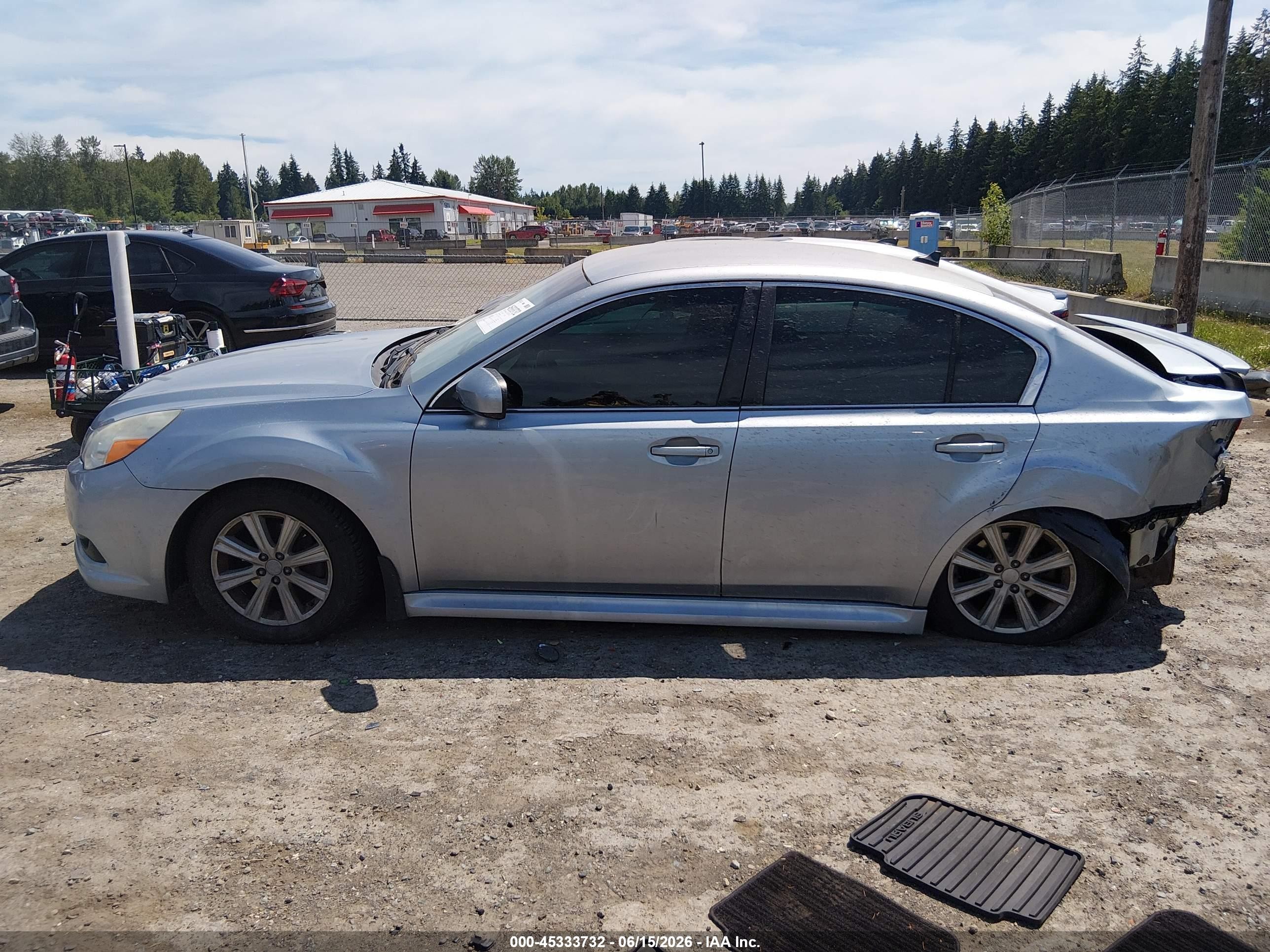 2012 Subaru Legacy 2.5i Premium Серебряный vin: 4S3BMBF6XC3005908