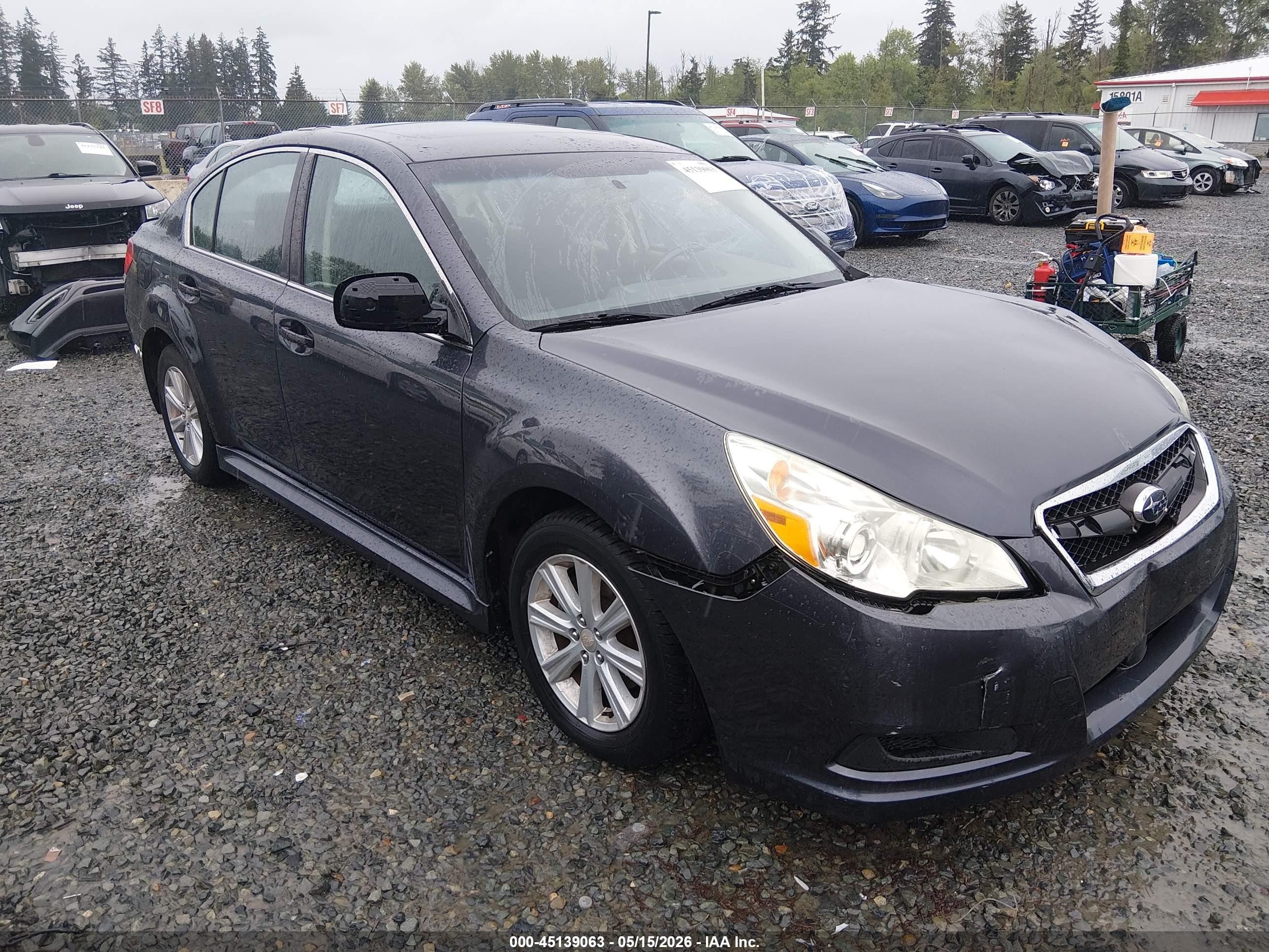 2010 Subaru Legacy 2.5i Premium Серый vin: 4S3BMBG60A3222119