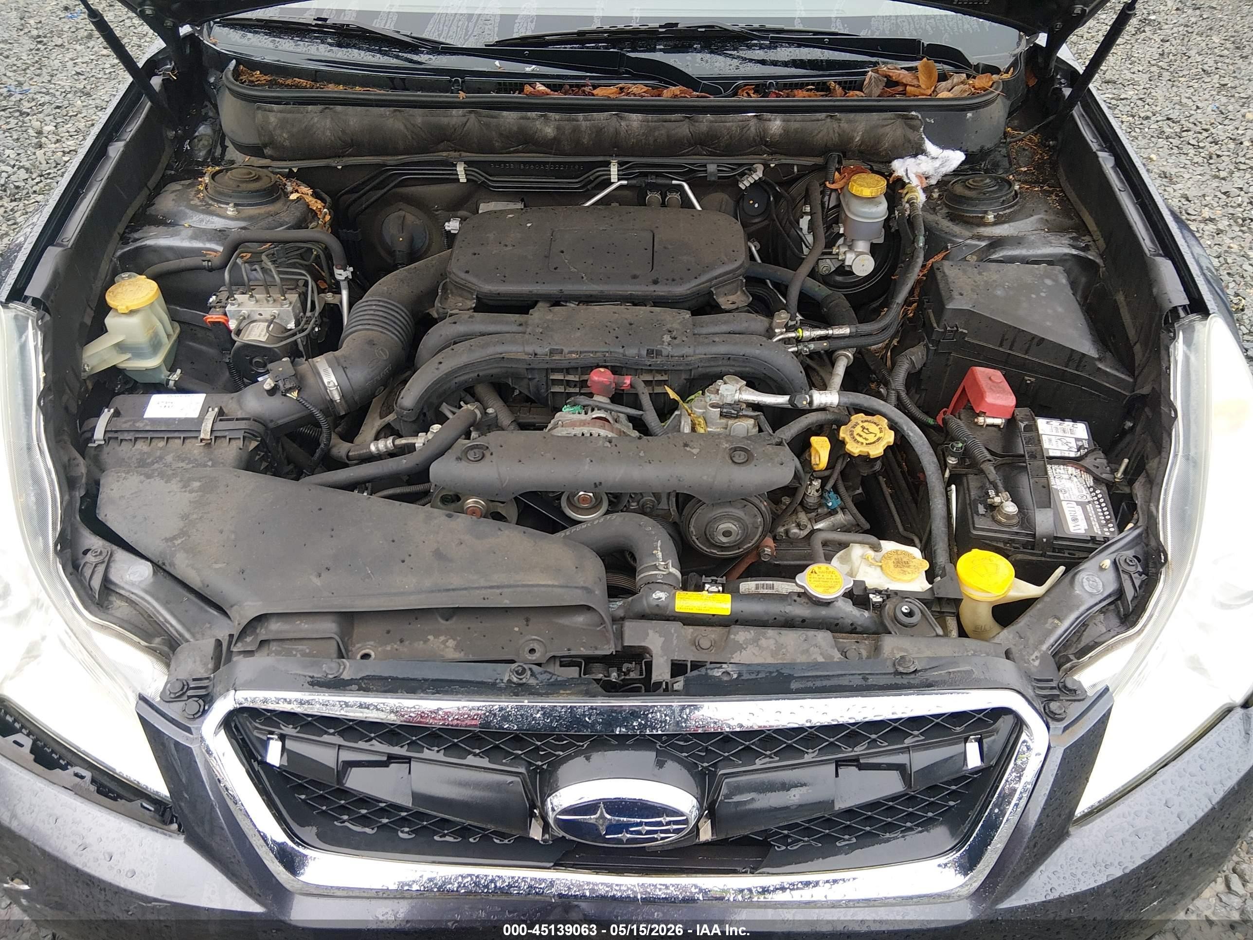 2010 Subaru Legacy 2.5i Premium Серый vin: 4S3BMBG60A3222119