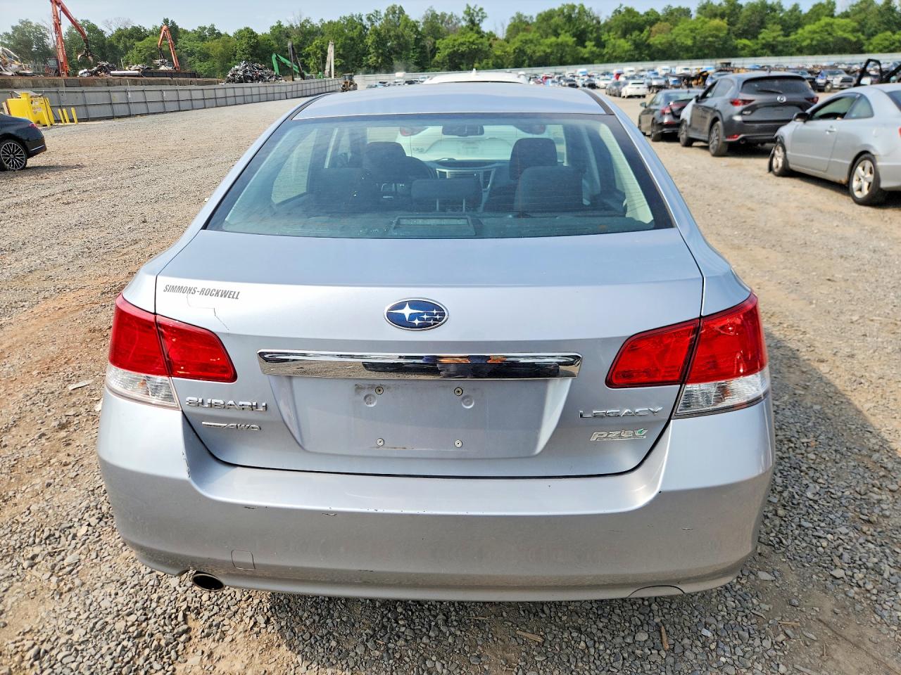 2012 Subaru Legacy 2.5i Premium Silver vin: 4S3BMBG61C3004242