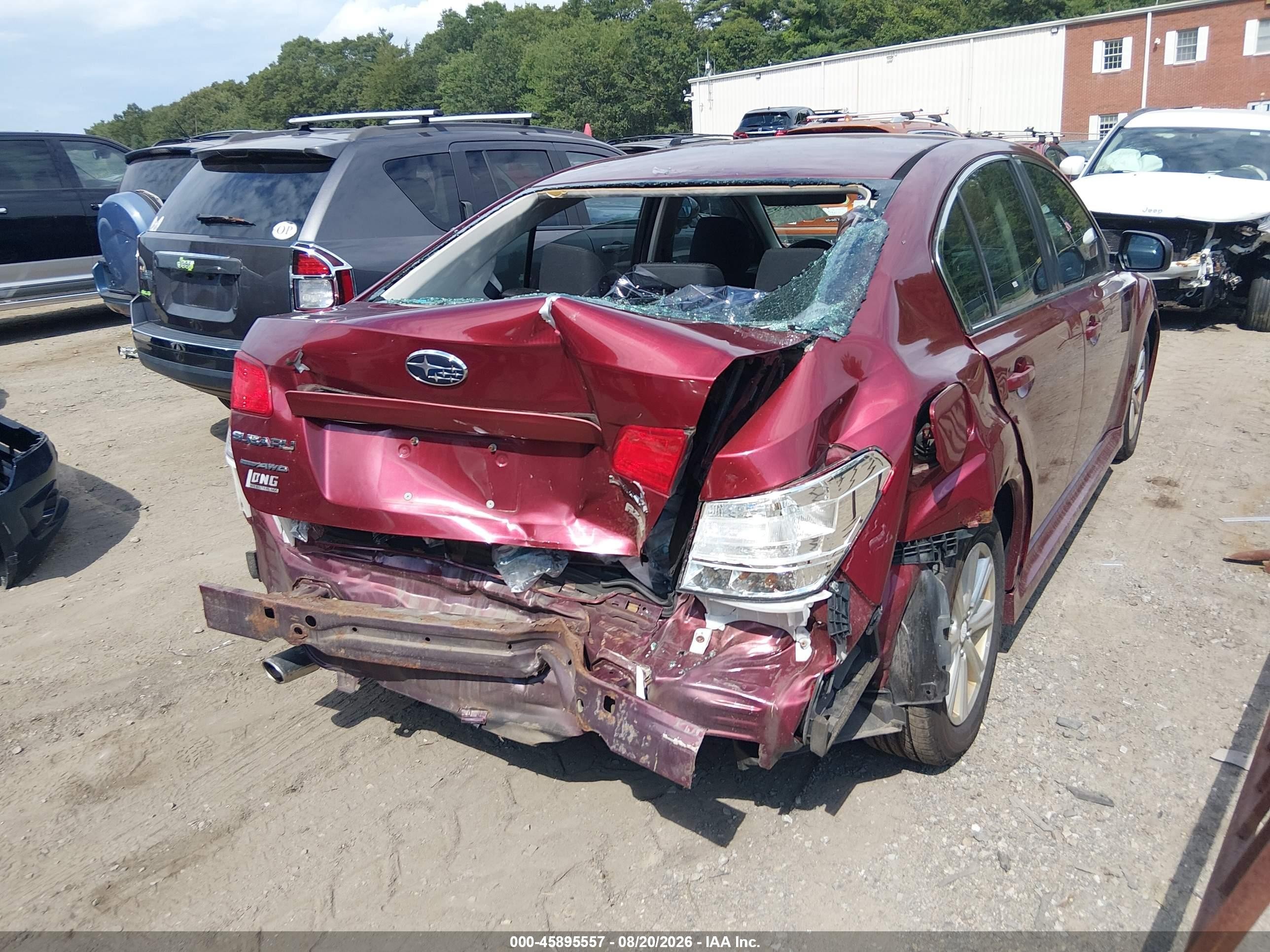 2012 Subaru Legacy 2.5i Premium Red vin: 4S3BMBG61C3011496
