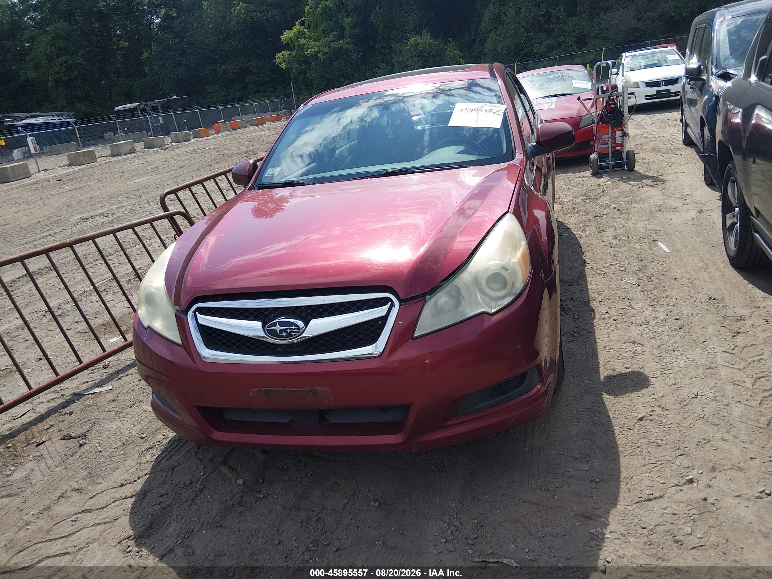 2012 Subaru Legacy 2.5i Premium Red vin: 4S3BMBG61C3011496