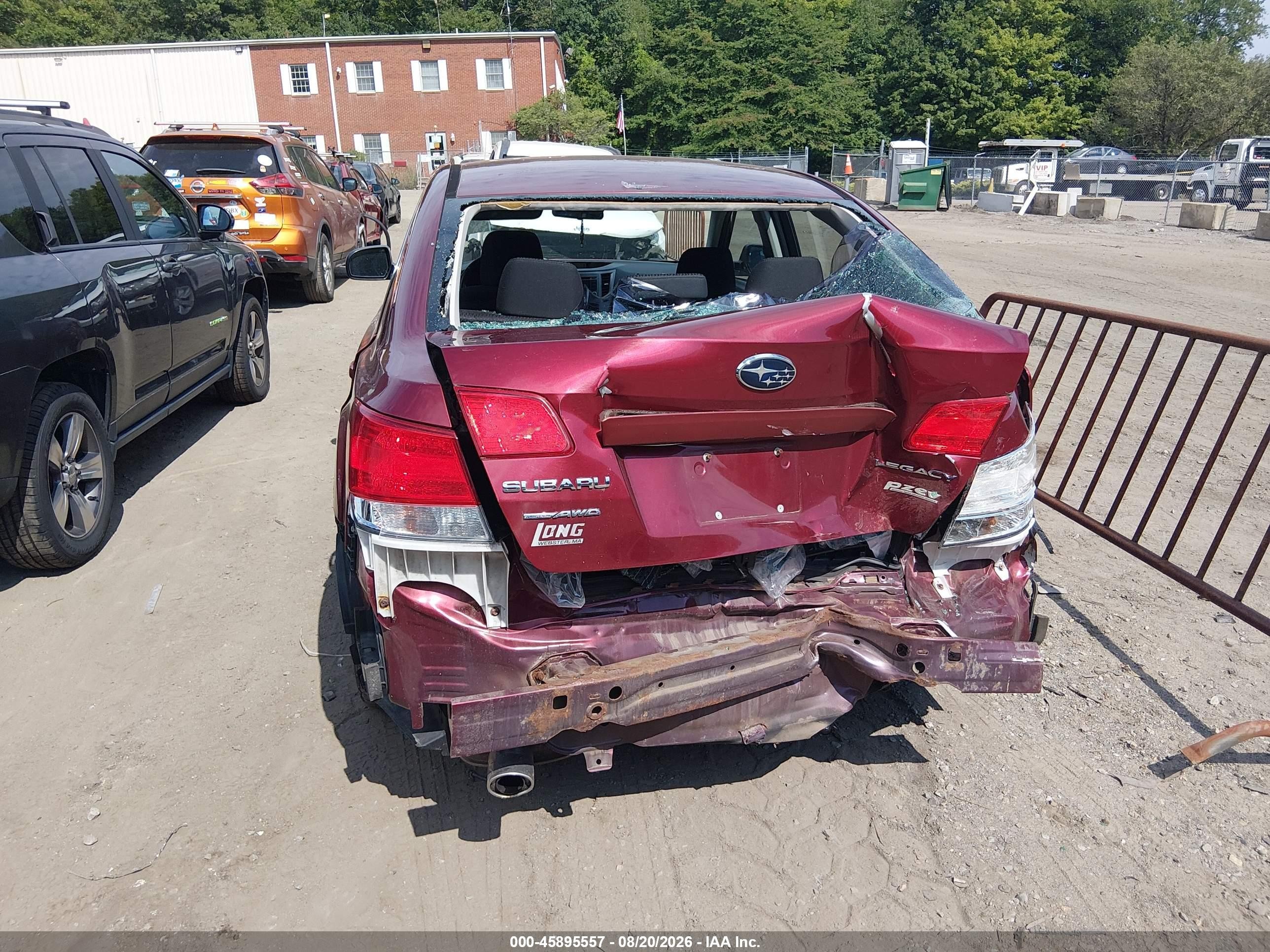 2012 Subaru Legacy 2.5i Premium Red vin: 4S3BMBG61C3011496