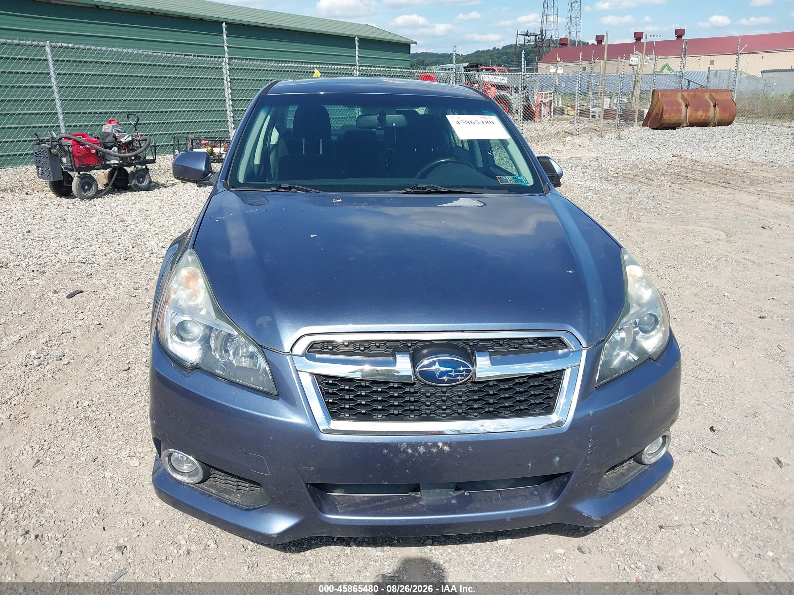 2013 Subaru Legacy 2.5 I Sport Blue vin: 4S3BMBG61D3035623