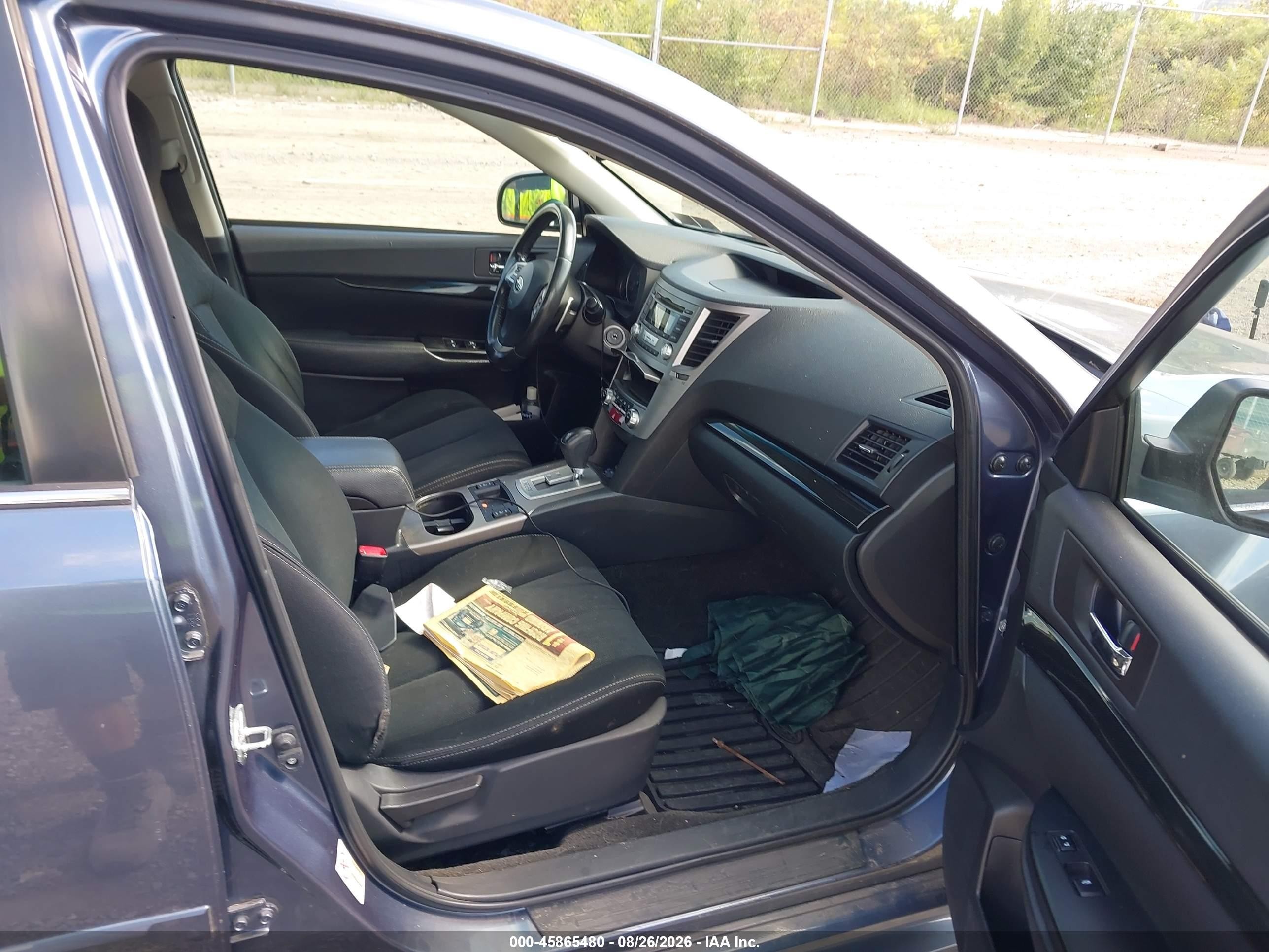 2013 Subaru Legacy 2.5 I Sport Blue vin: 4S3BMBG61D3035623