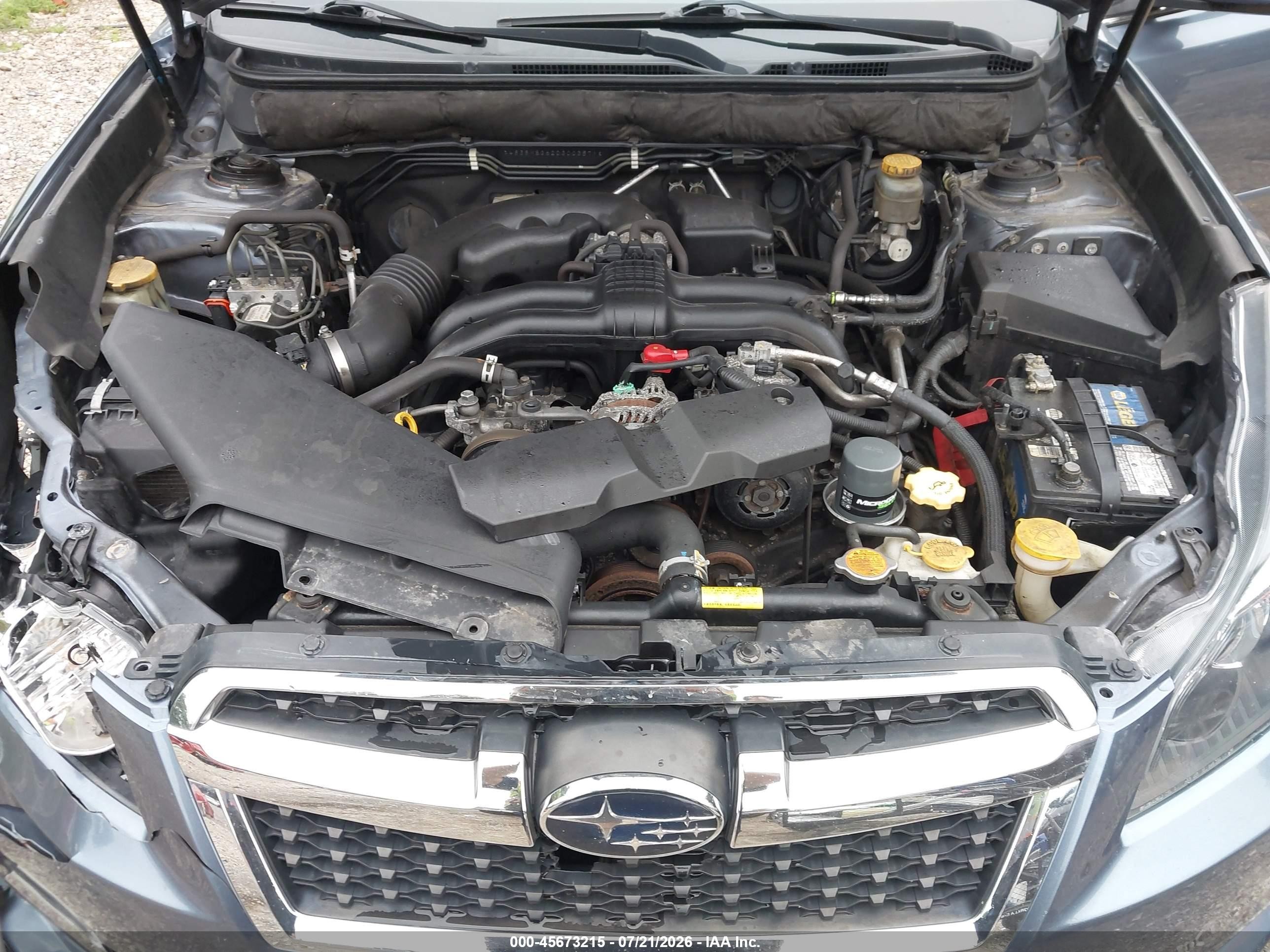 2013 Subaru Legacy 2.5i Premium Blue vin: 4S3BMBG62D3003571