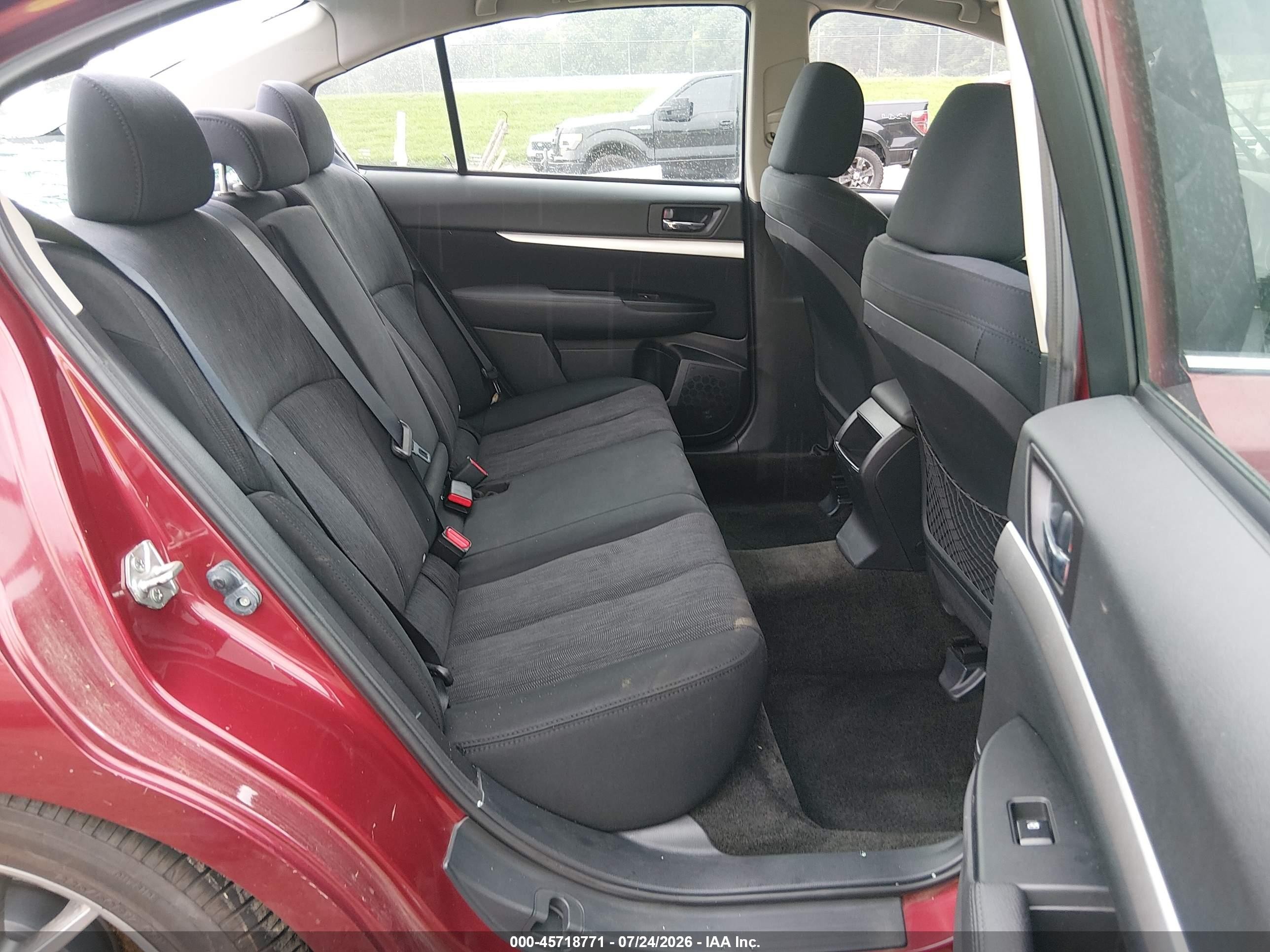 2013 Subaru Legacy 2.5i Premium Red vin: 4S3BMBG62D3022315
