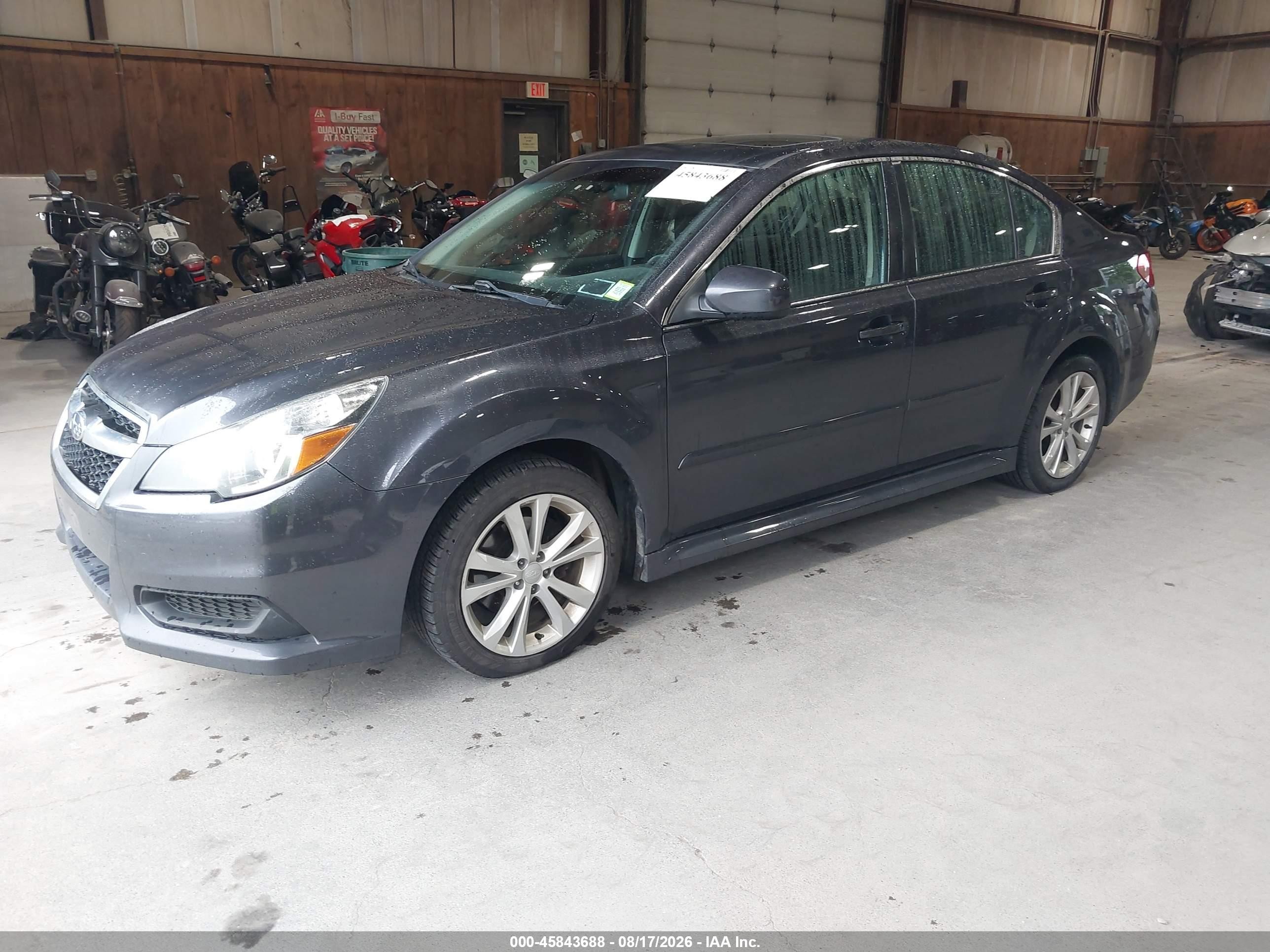 2013 Subaru Legacy 2.5i Premium Gray vin: 4S3BMBG62D3026087